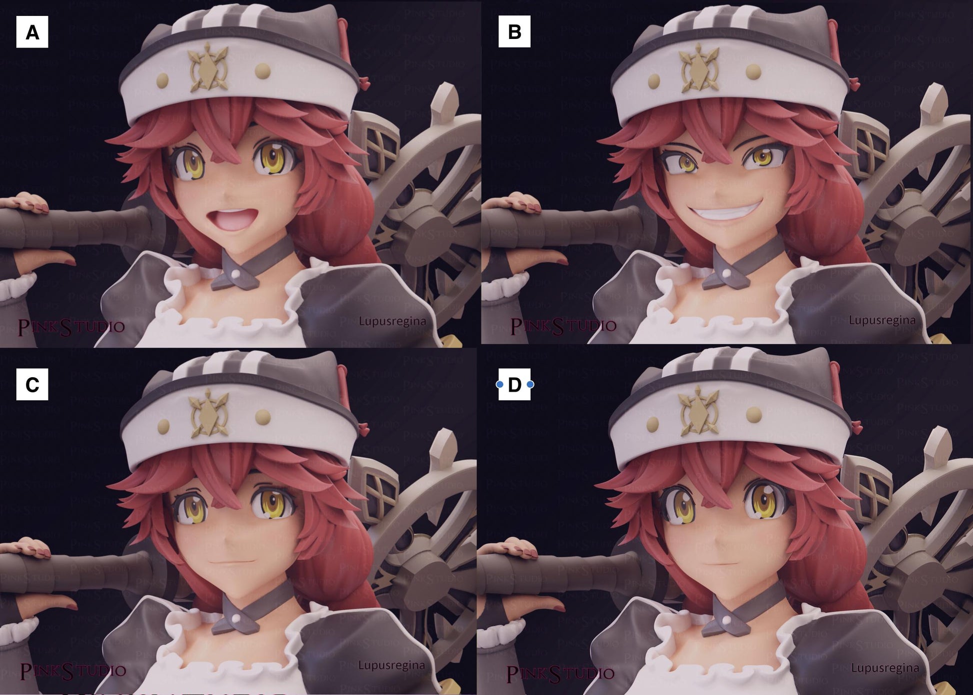 Overlord Inspired Fanart Lupusregina Beta Resin Model Kit 19cm