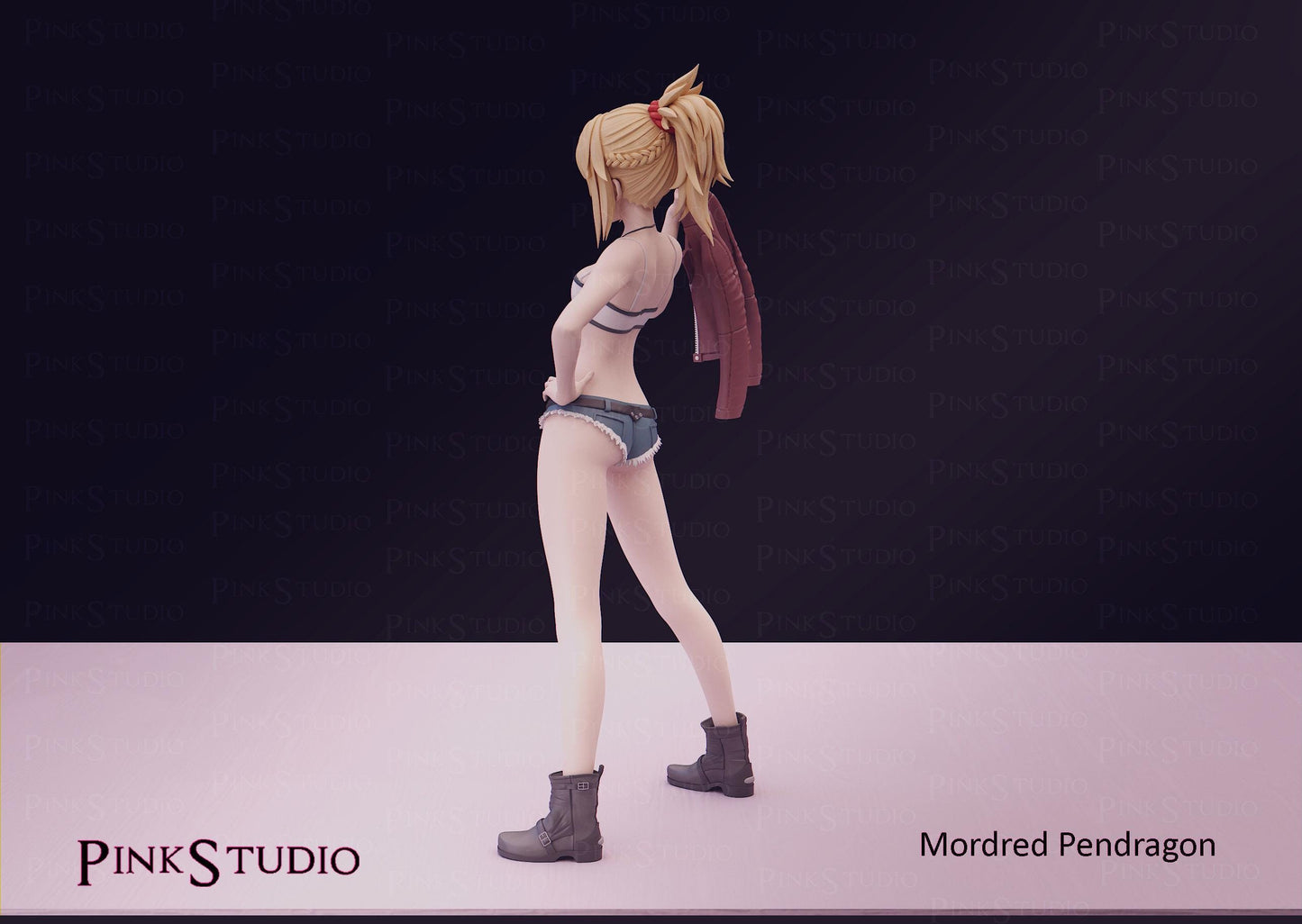Fate Apocrypha Inspired Fanart Mordred Pendragon Resin Model Kit 19.25cm
