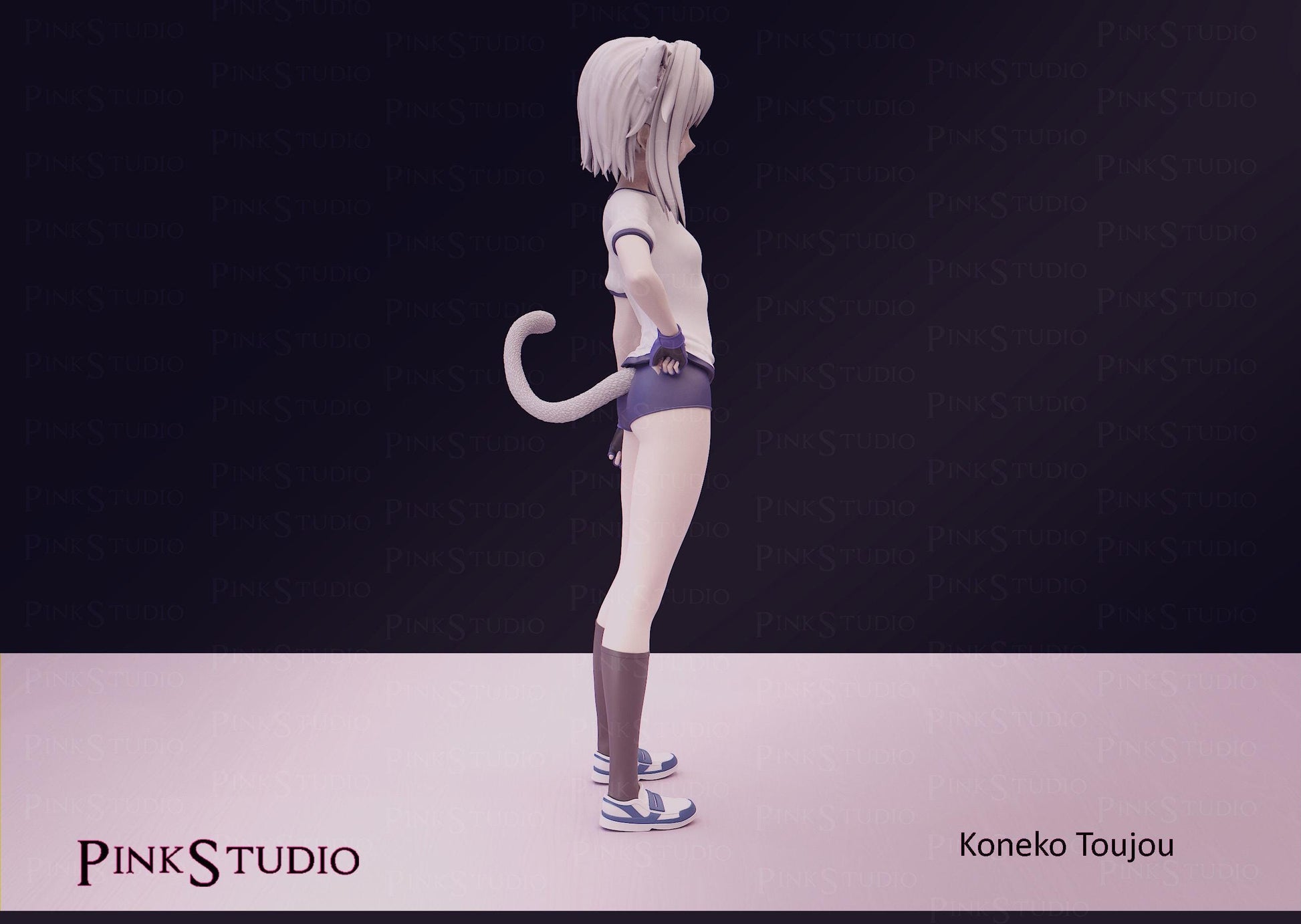 High School Dxd Inspired Fanart Koneko Toujou Resin Model Kit 17.25cm