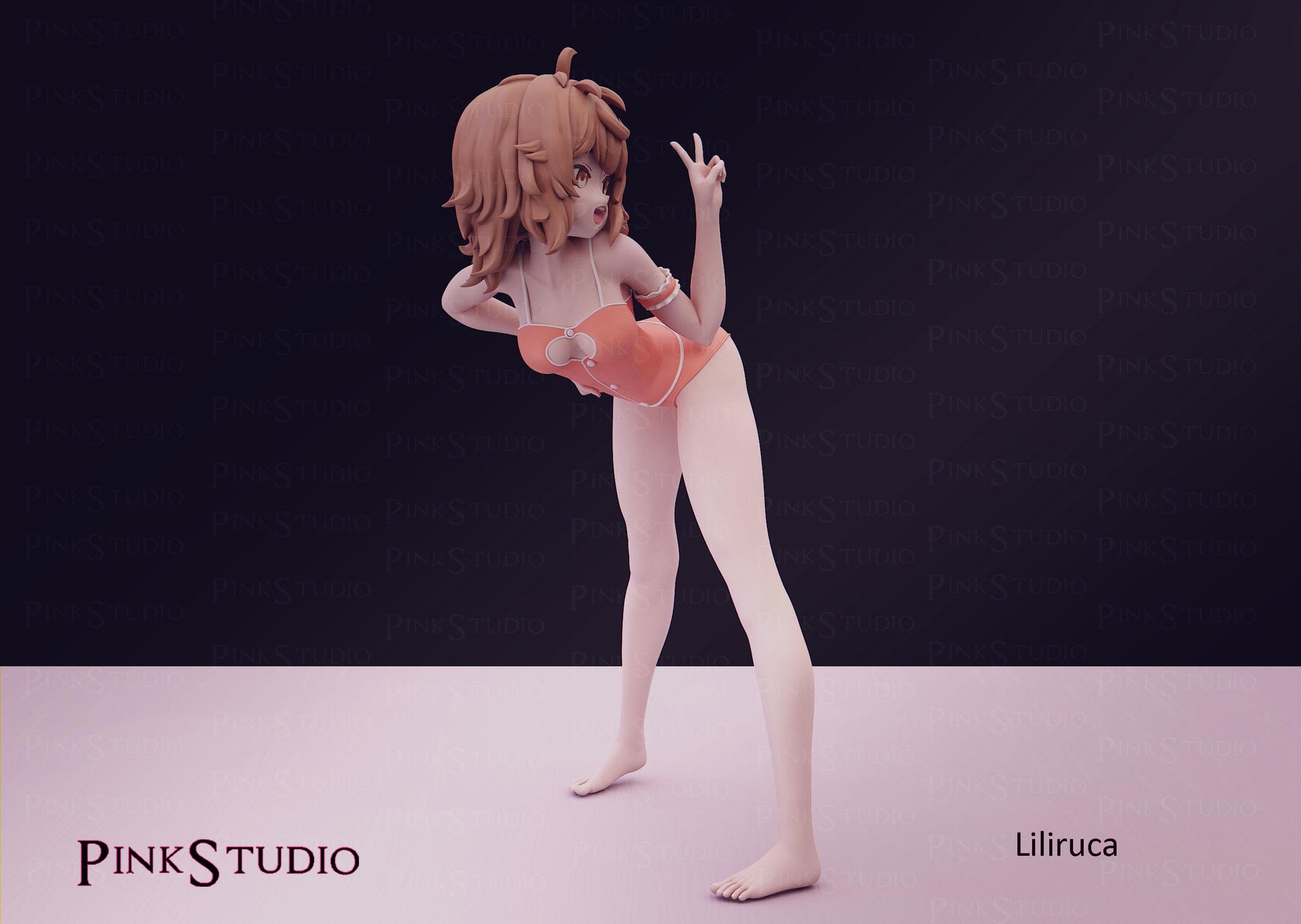 Danmachi Inspired Fanart Liliruca Arde Resin Model Kit 13cm