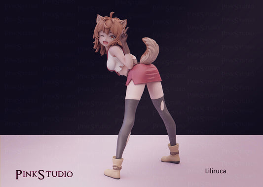 Danmachi Inspired Fanart Liliruca Arde Resin Model Kit 13cm