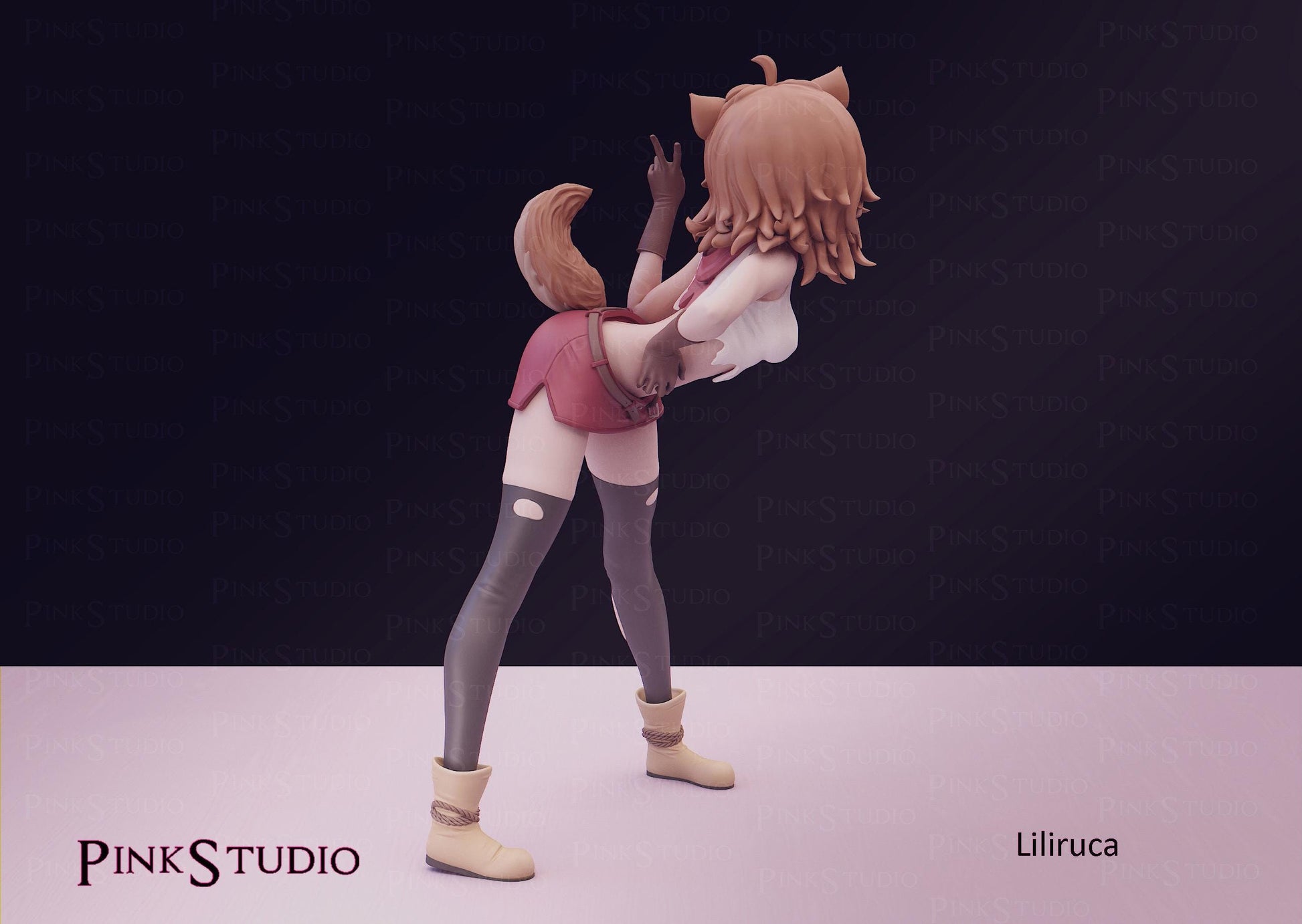 Danmachi Inspired Fanart Liliruca Arde Resin Model Kit 13cm