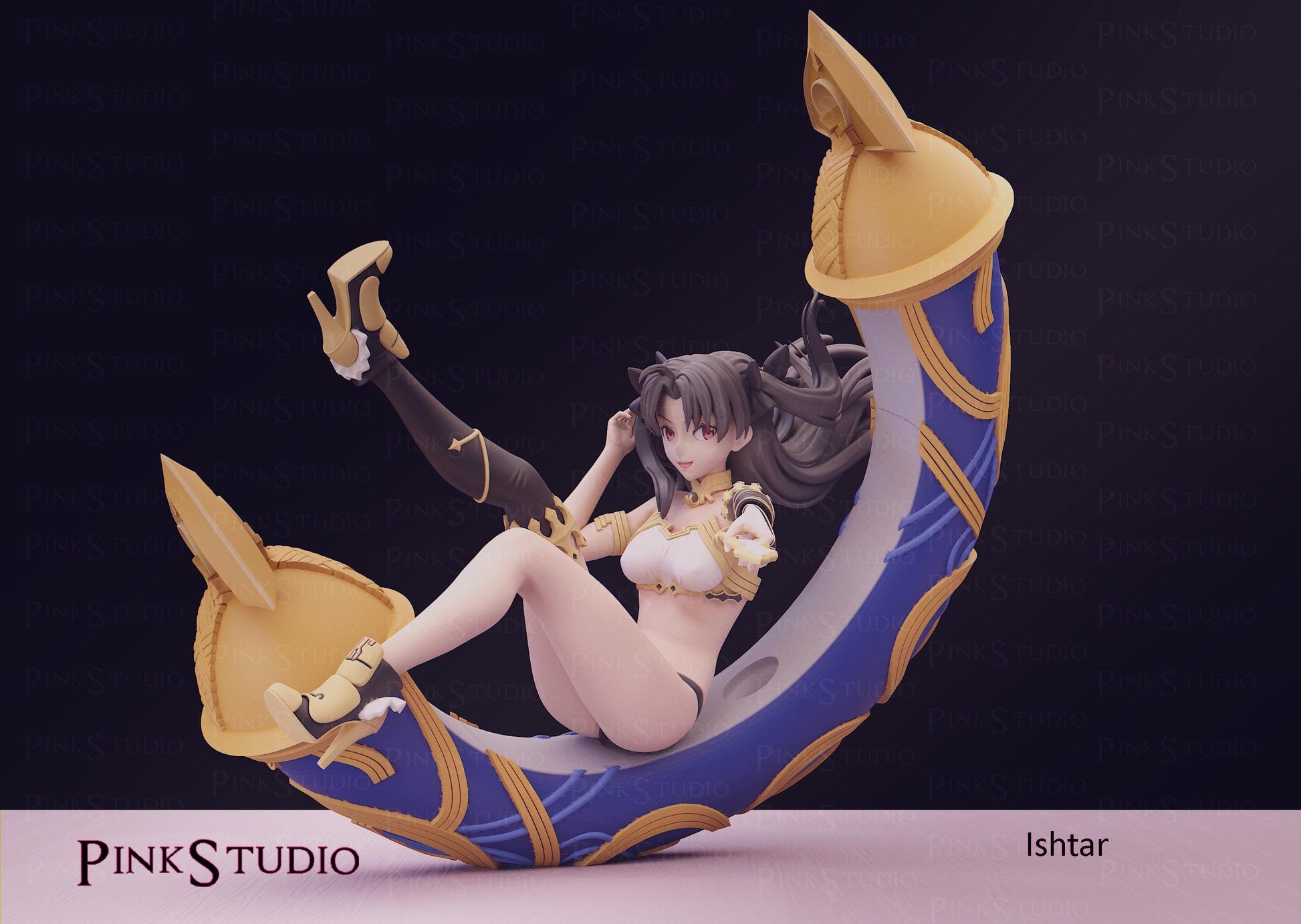 Fate Grand Order Inspired Fanart Ishtar Resin Model Kit 8cm