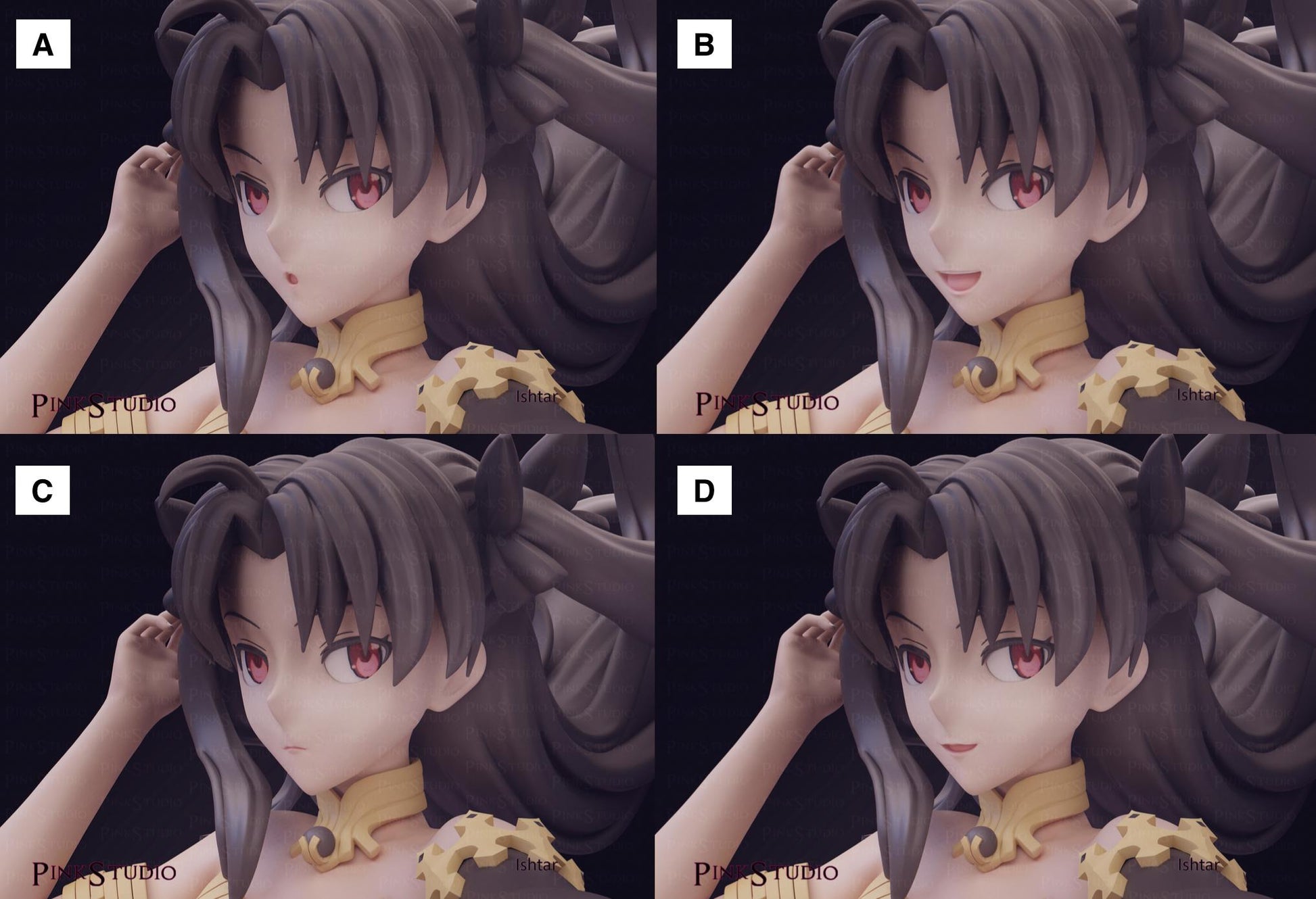 Fate Grand Order Inspired Fanart Ishtar Resin Model Kit 8cm