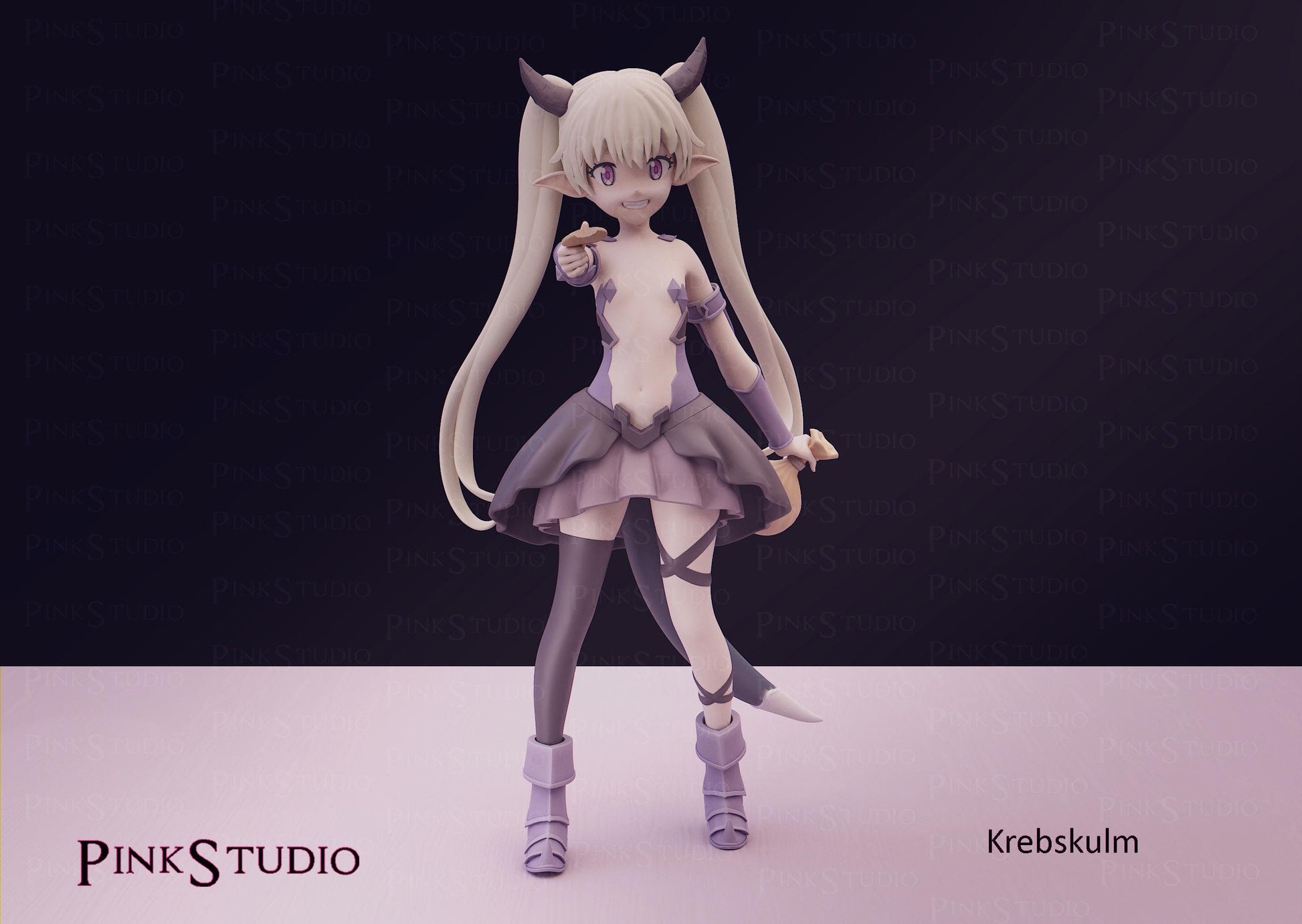 How Not to Summon a Demon Lord Inspired Fanart Krebsculm Resin Model Kit 16.5cm