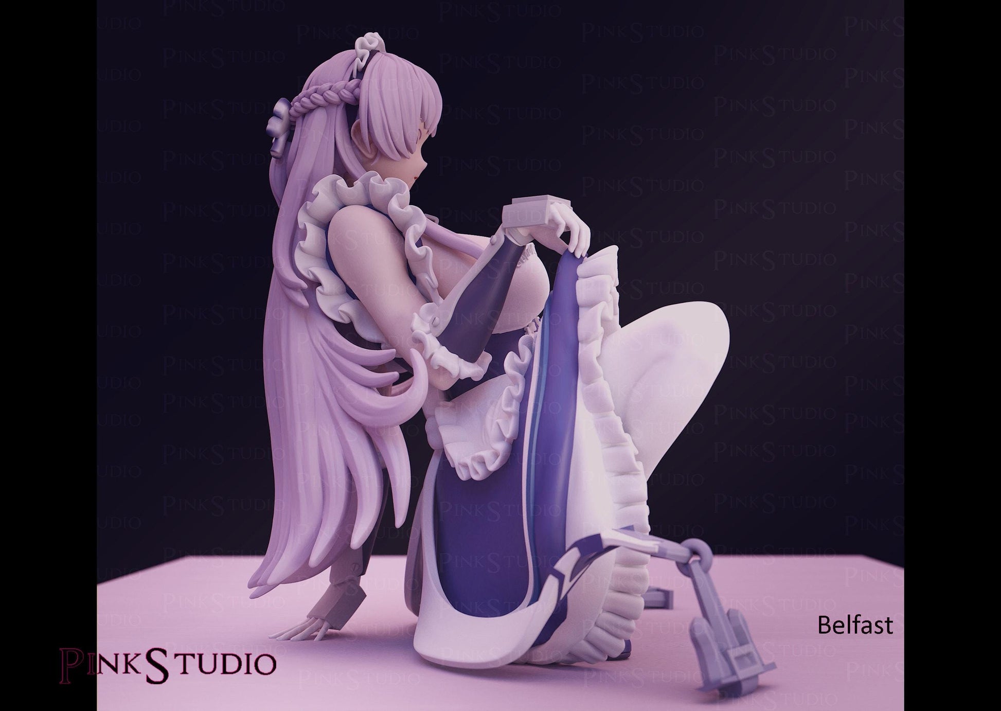 Azur Lane Inspired Fanart Belfast Resin Model Kit