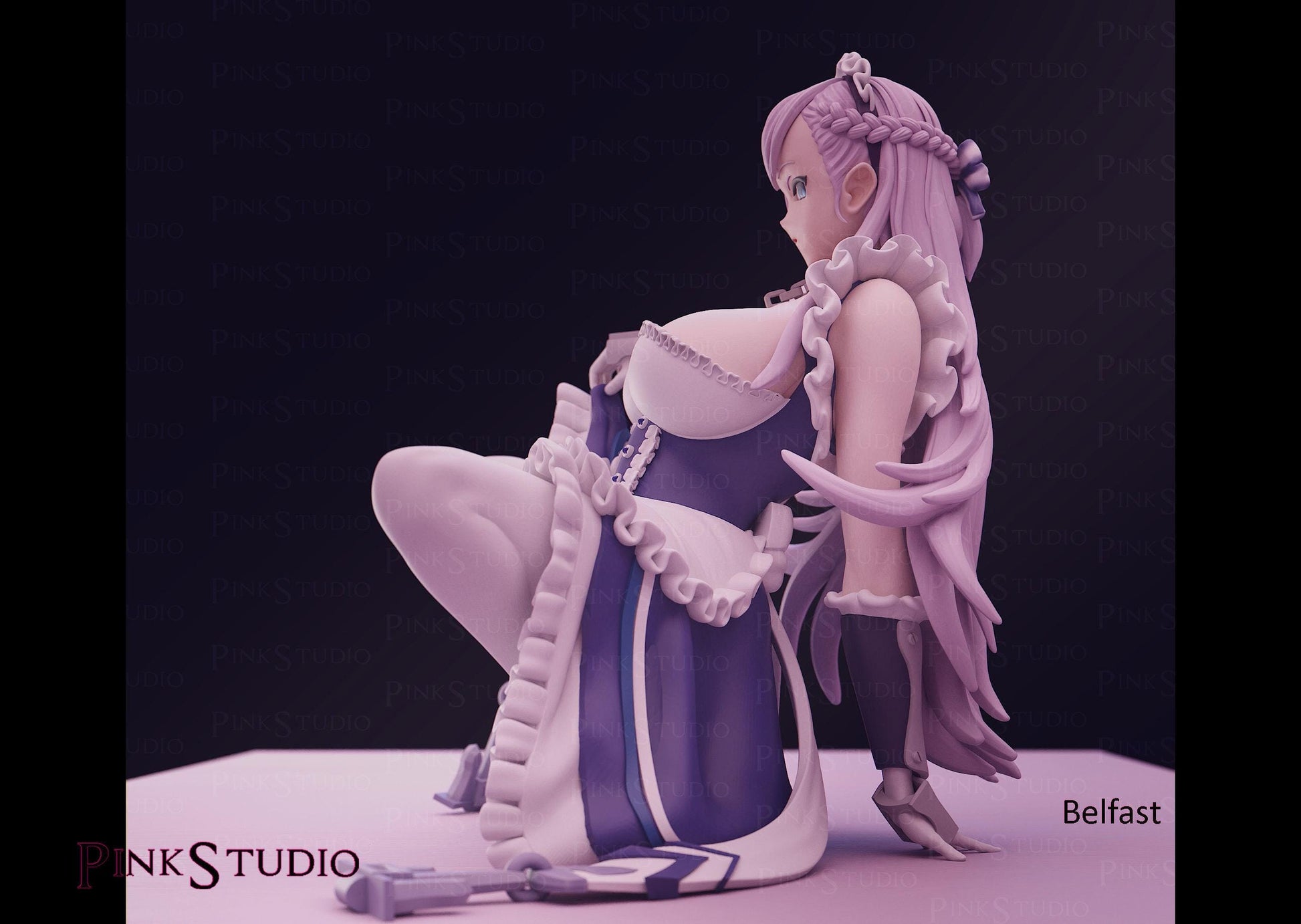 Azur Lane Inspired Fanart Belfast Resin Model Kit