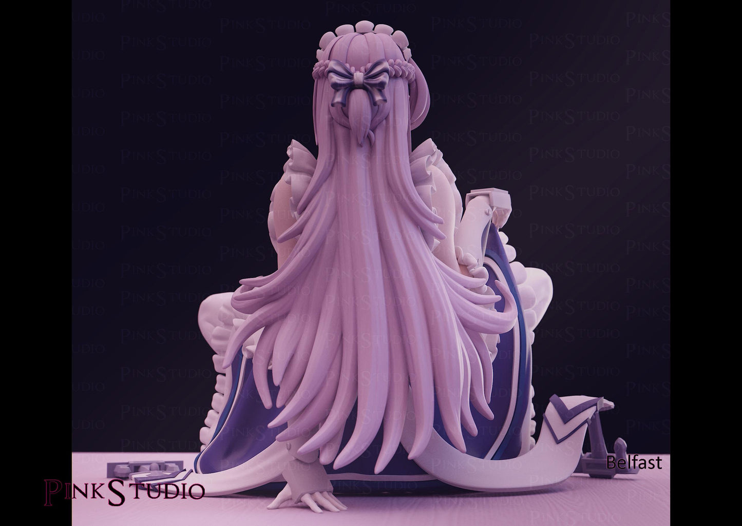 Azur Lane Inspired Fanart Belfast Resin Model Kit