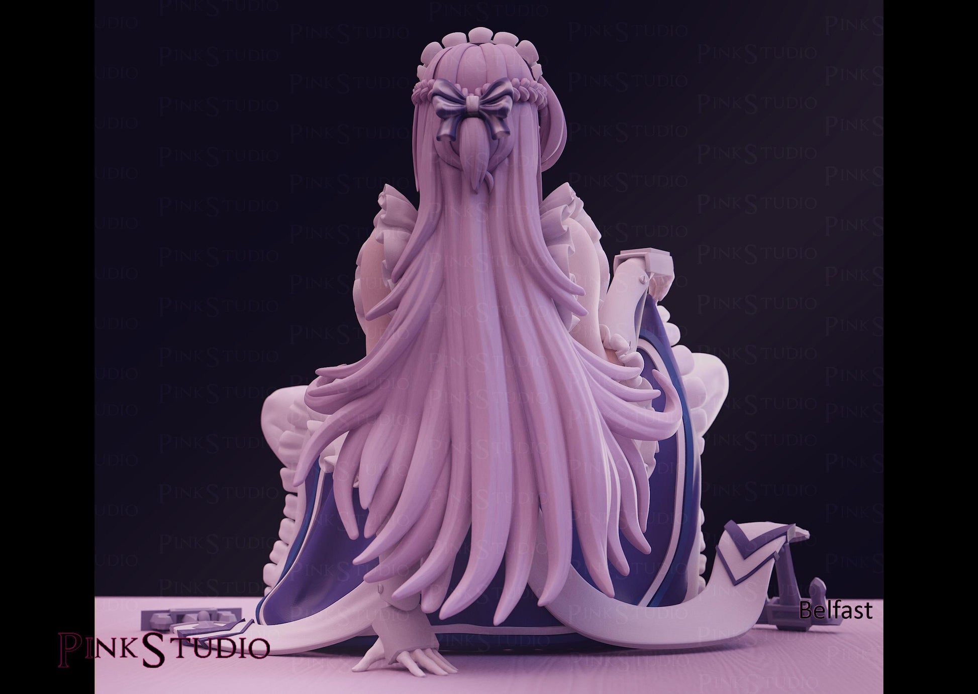 Azur Lane Inspired Fanart Belfast Resin Model Kit