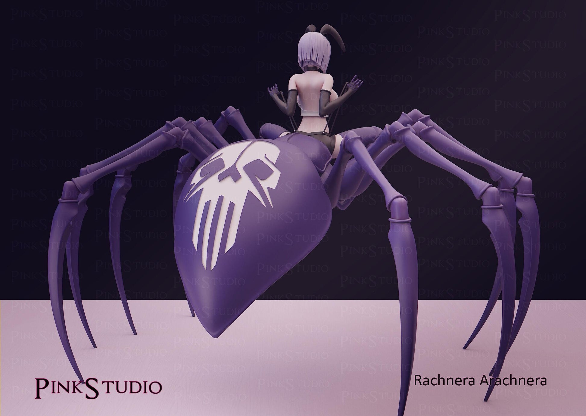 Monster Musume Inspired Fanart Spider Woman Resin Model Kit 22cm
