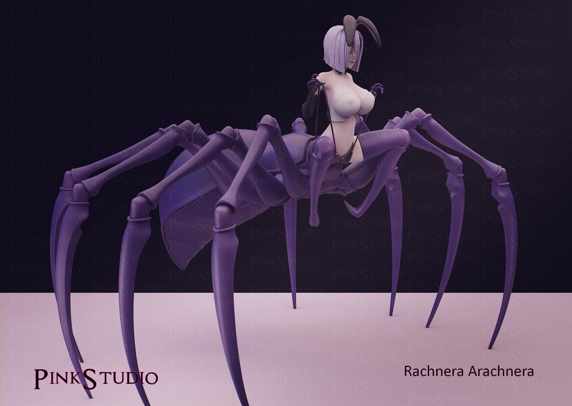 Monster Musume Inspired Fanart Spider Woman Resin Model Kit 22cm