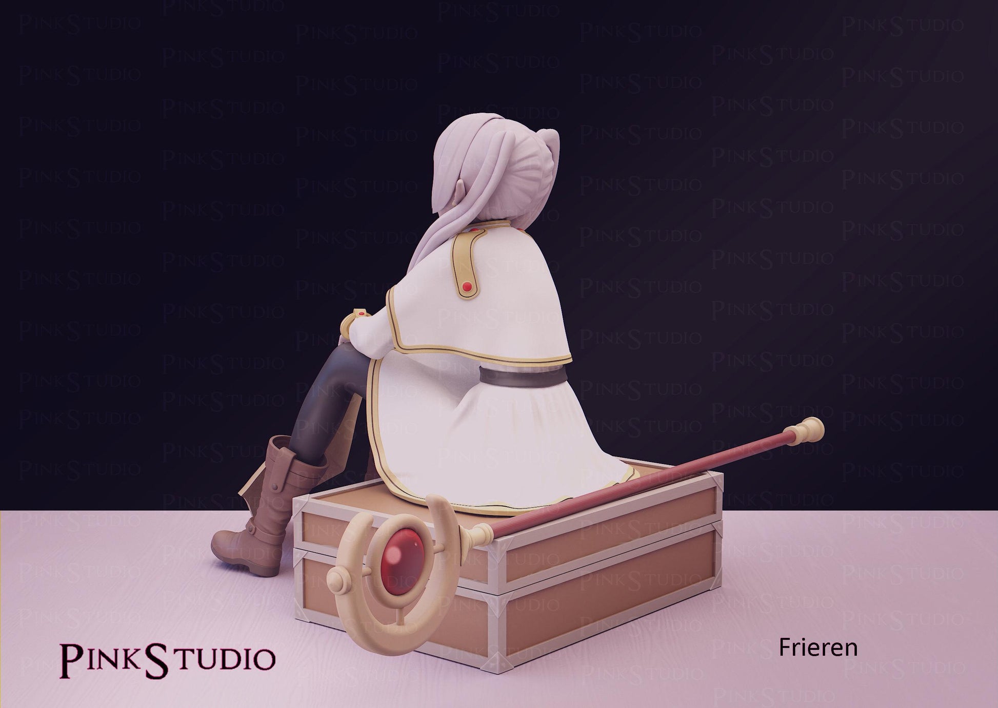 Sousou no Frieren Inspired Fanart Frieren Resin Model Kit 12cm