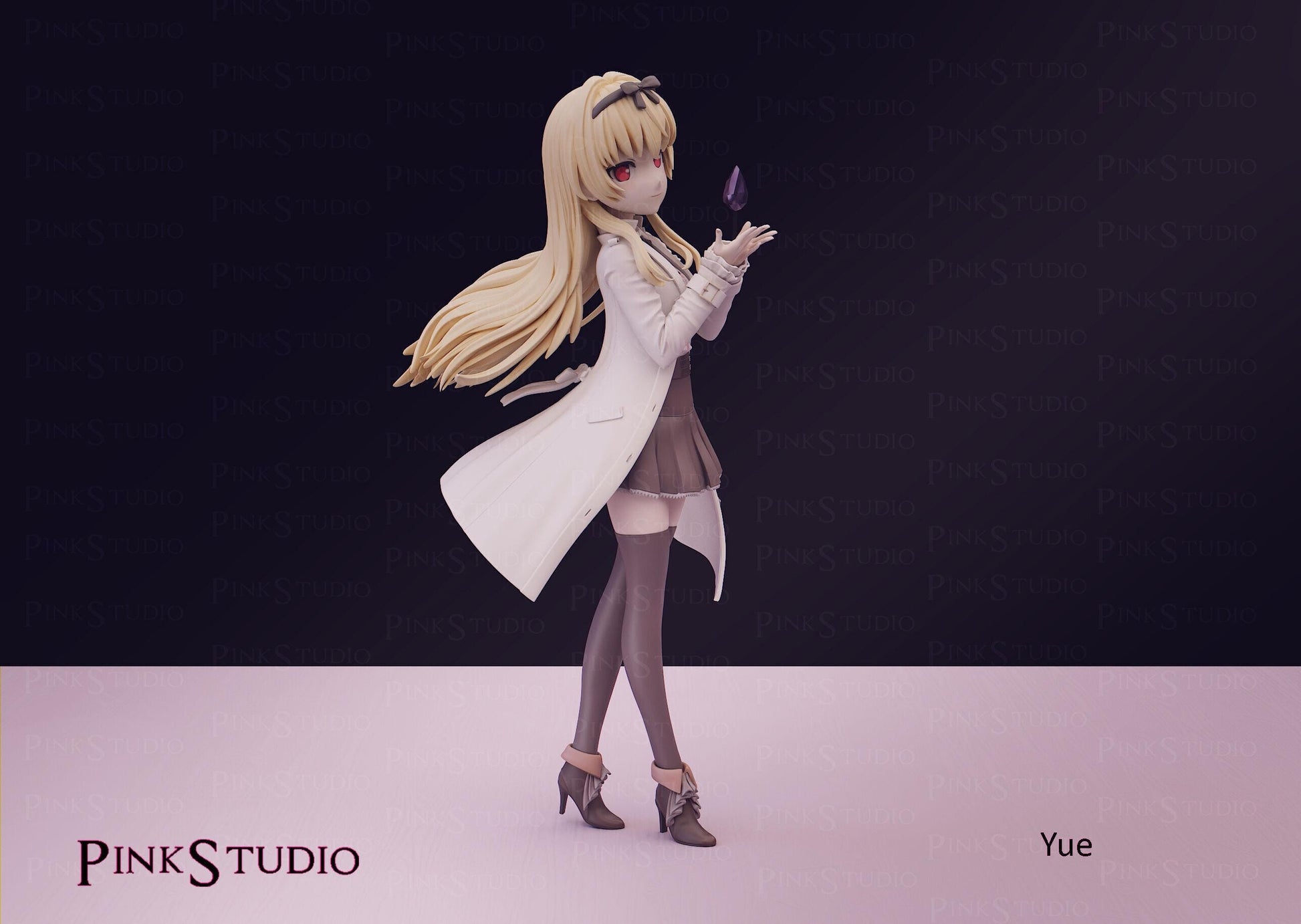 Yue Inspired Fanart Arifureta From Commonplace to World is Strongest Resin Model Kit 17.5cm