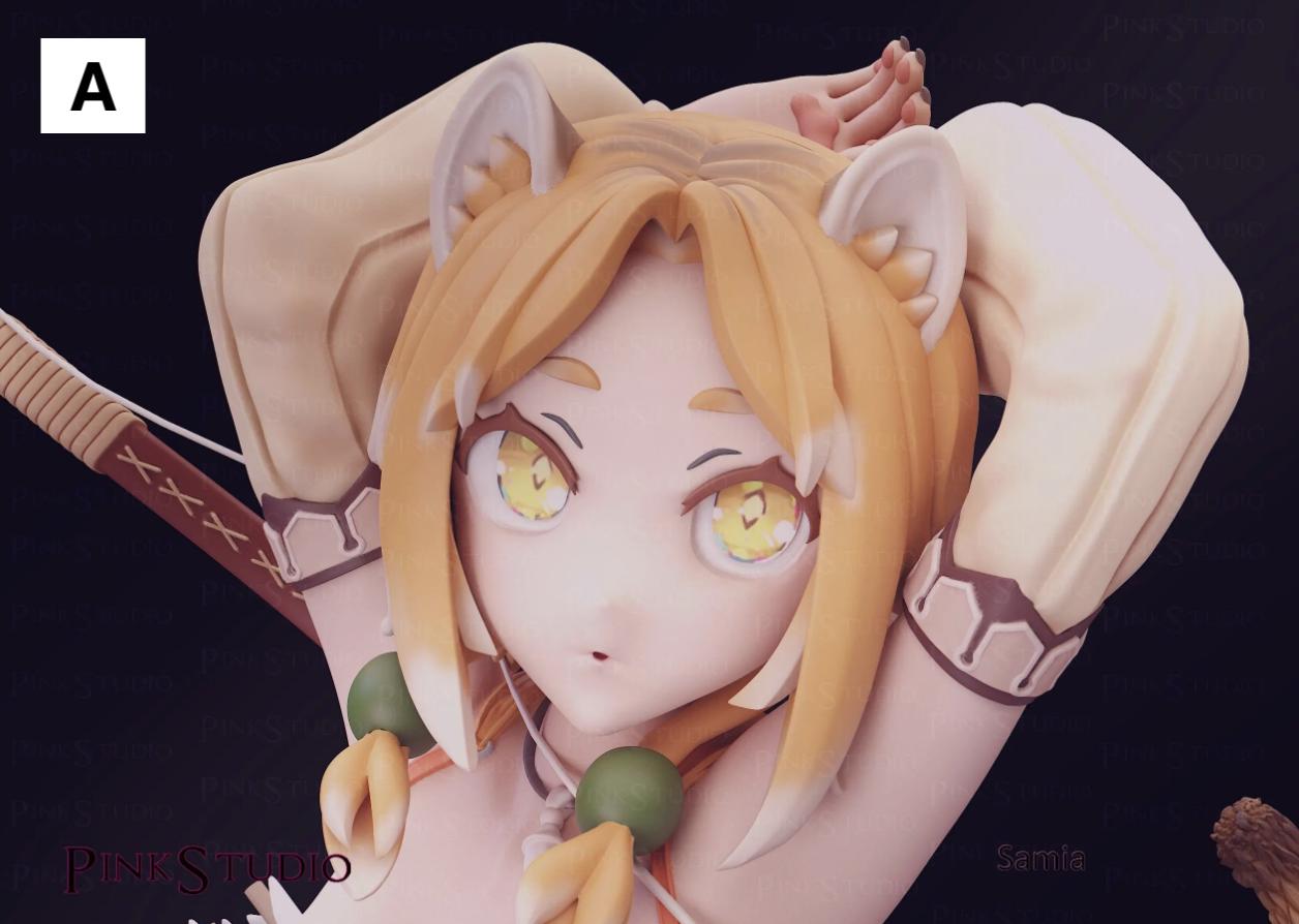 Kajiya de Hajimeru Isekai Slow Life Inspired Fanart Samia Resin Model Kit