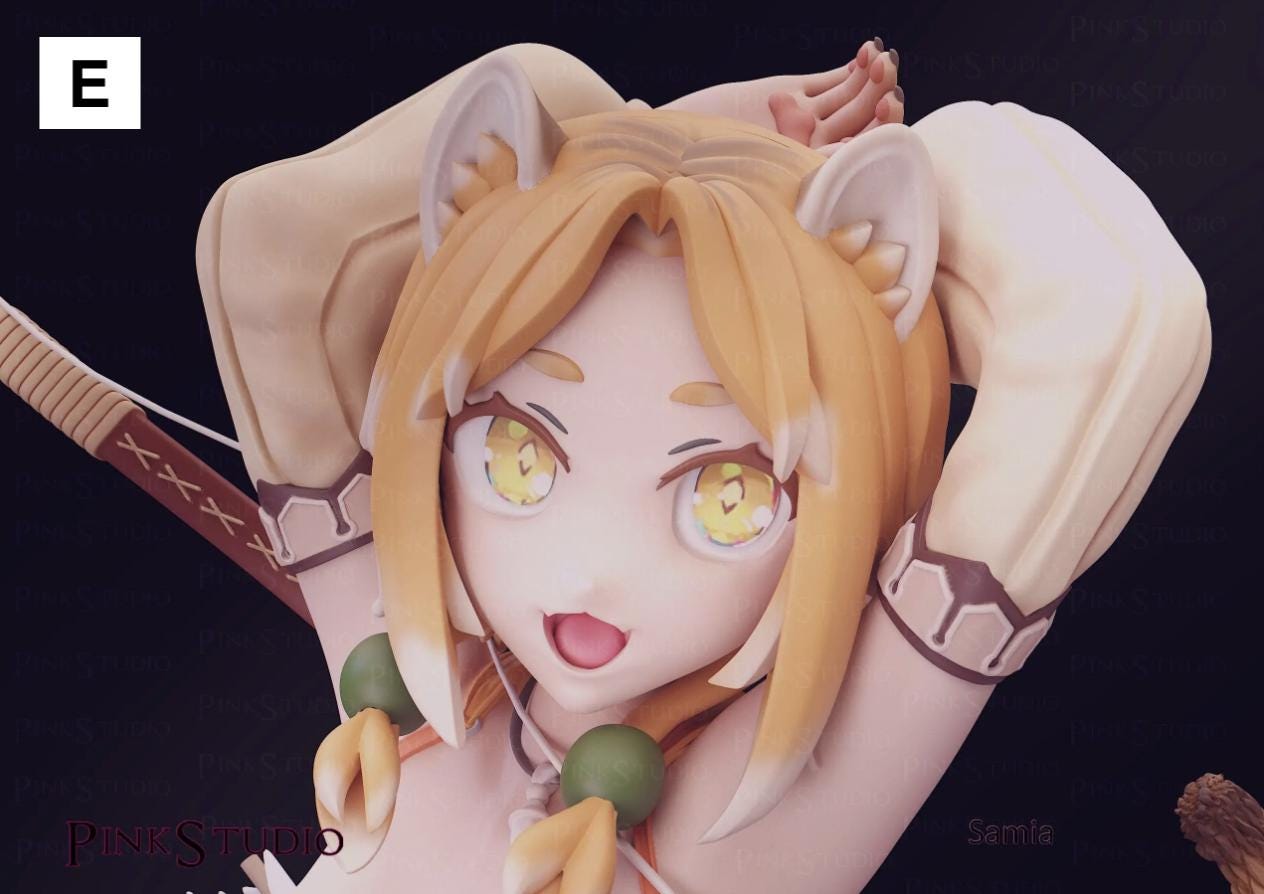 Kajiya de Hajimeru Isekai Slow Life Inspired Fanart Samia Resin Model Kit