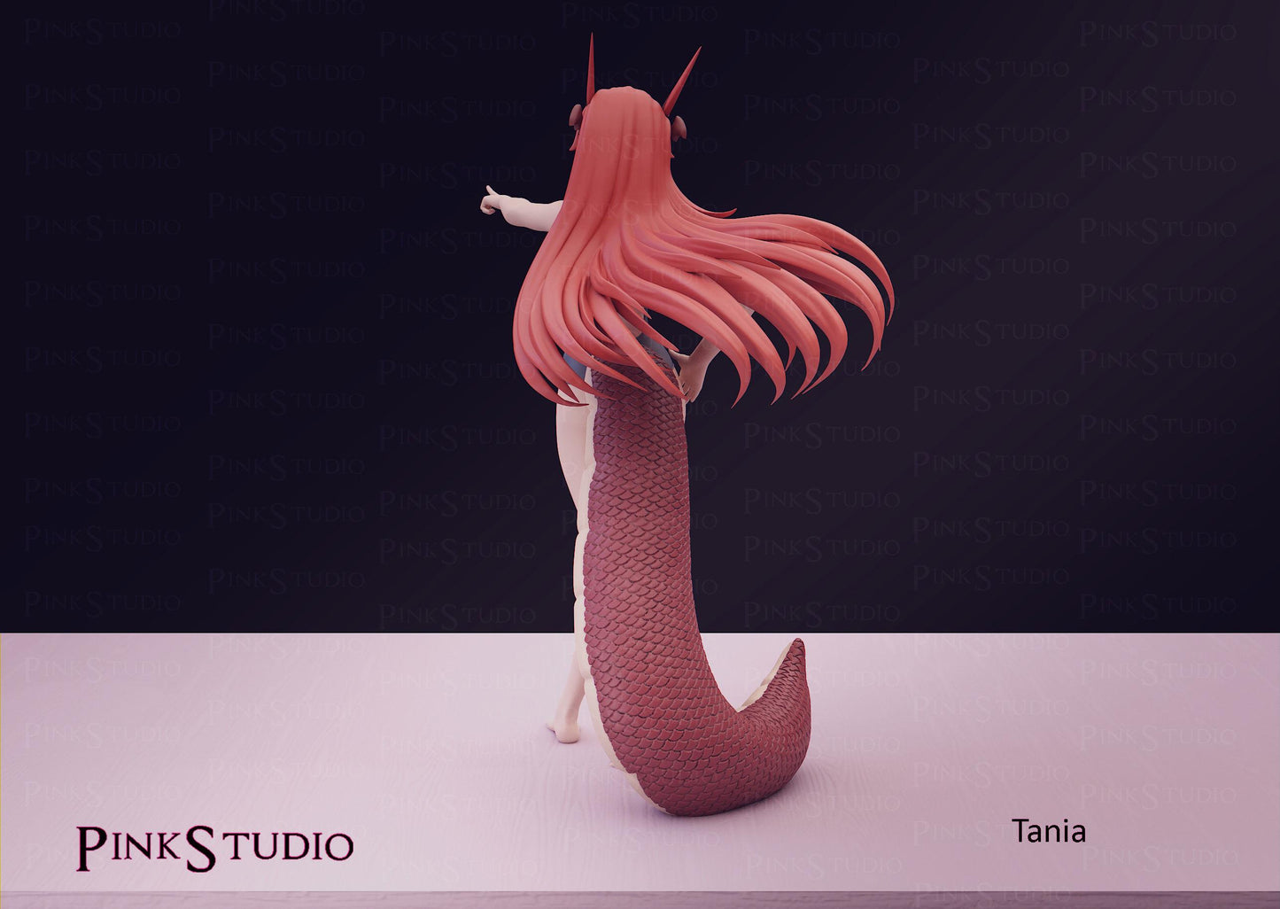 Beast Tamer Inspired Fanart Tania Resin Model Kit 19cm