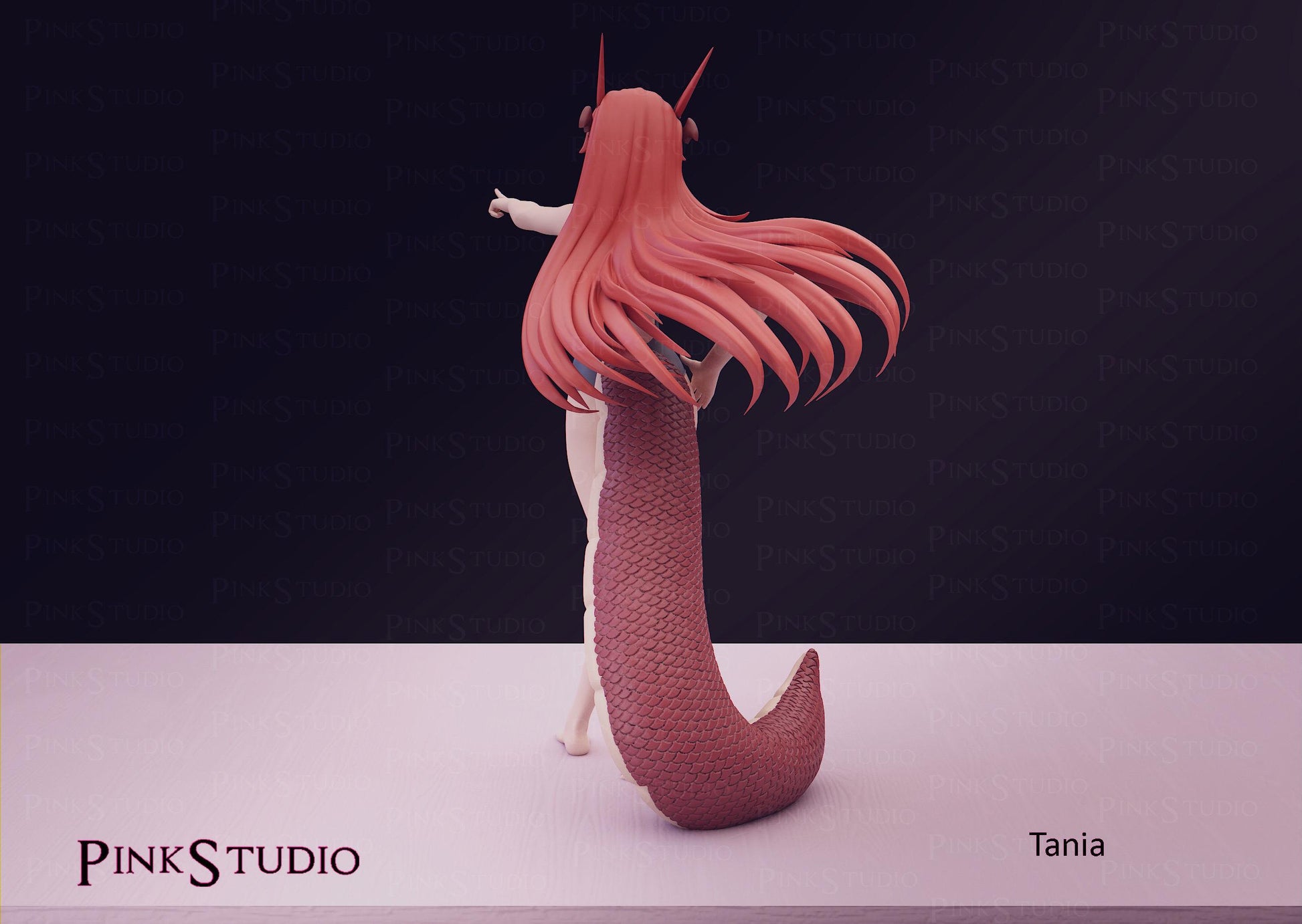 Beast Tamer Inspired Fanart Tania Resin Model Kit 19cm