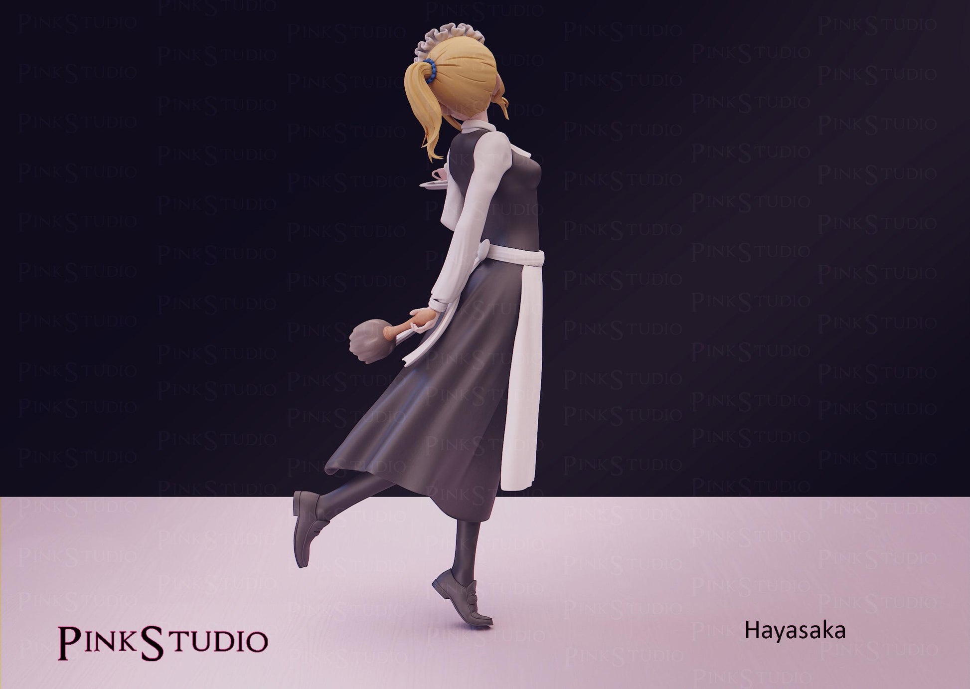 Love is War Inspired Fanart Hayasaka Resin Model Kit 19cm