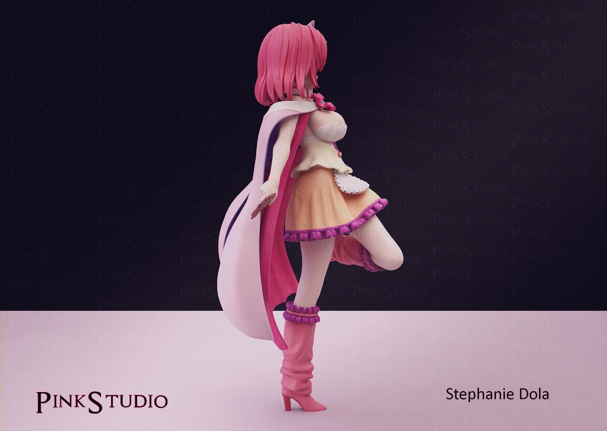 No Game No Life Inspired Fanart Stephanie Dola Resin Model Kit 18cm
