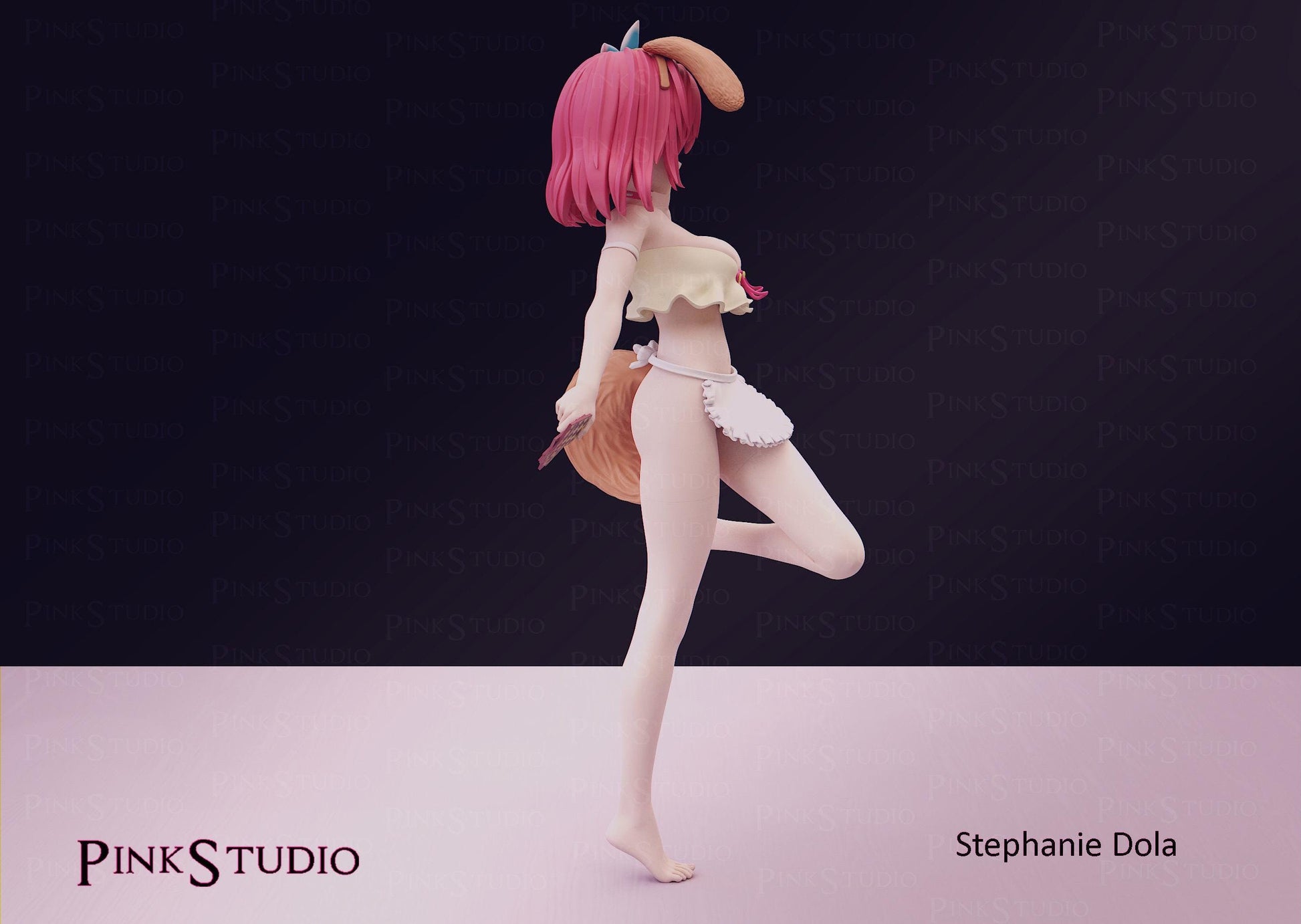 No Game No Life Inspired Fanart Stephanie Dola Resin Model Kit 18cm