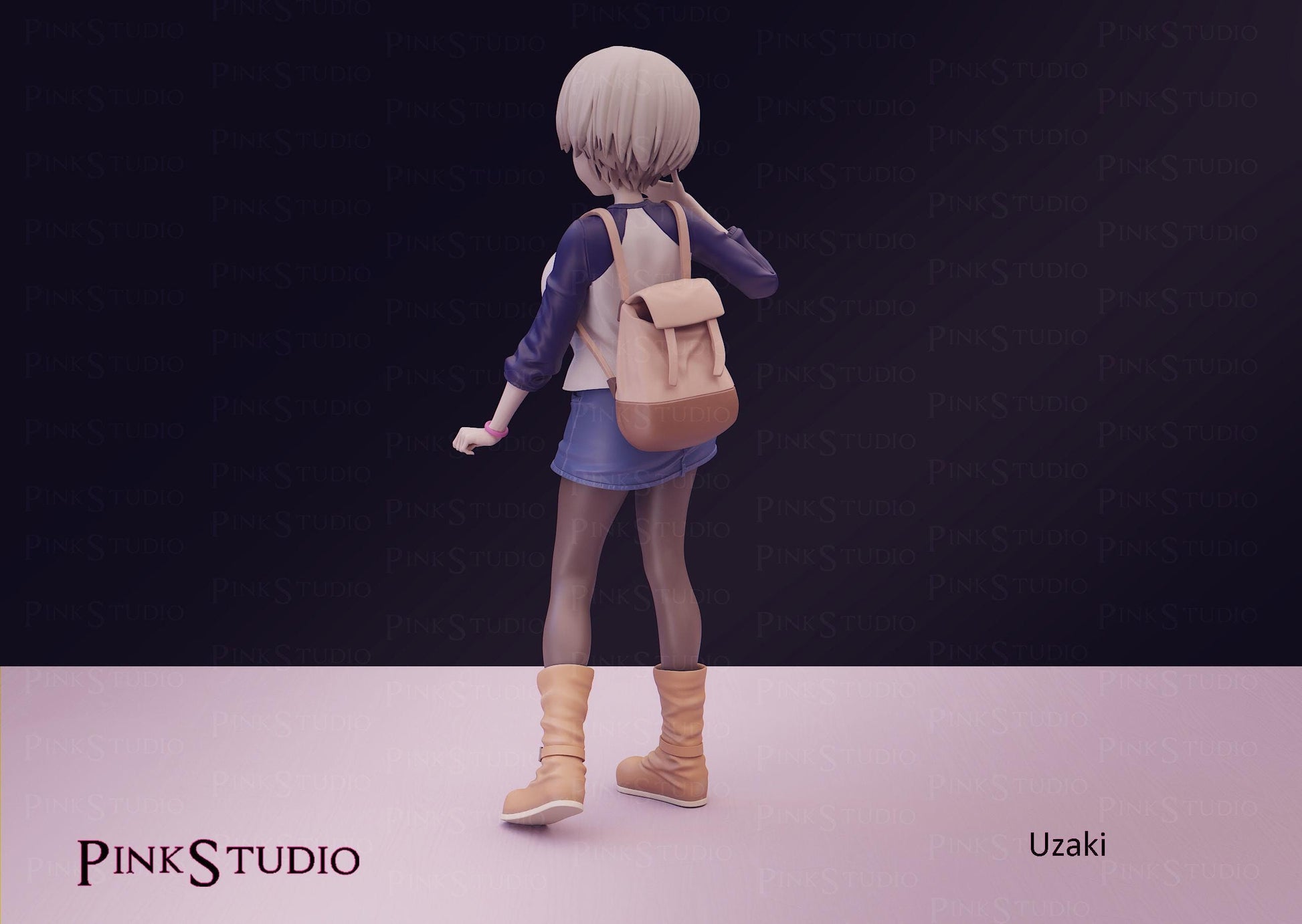 Uzaki-chan Wants to Hang Out Inspired Fanart - Hana Uzaki Resin Model Kit 18cm