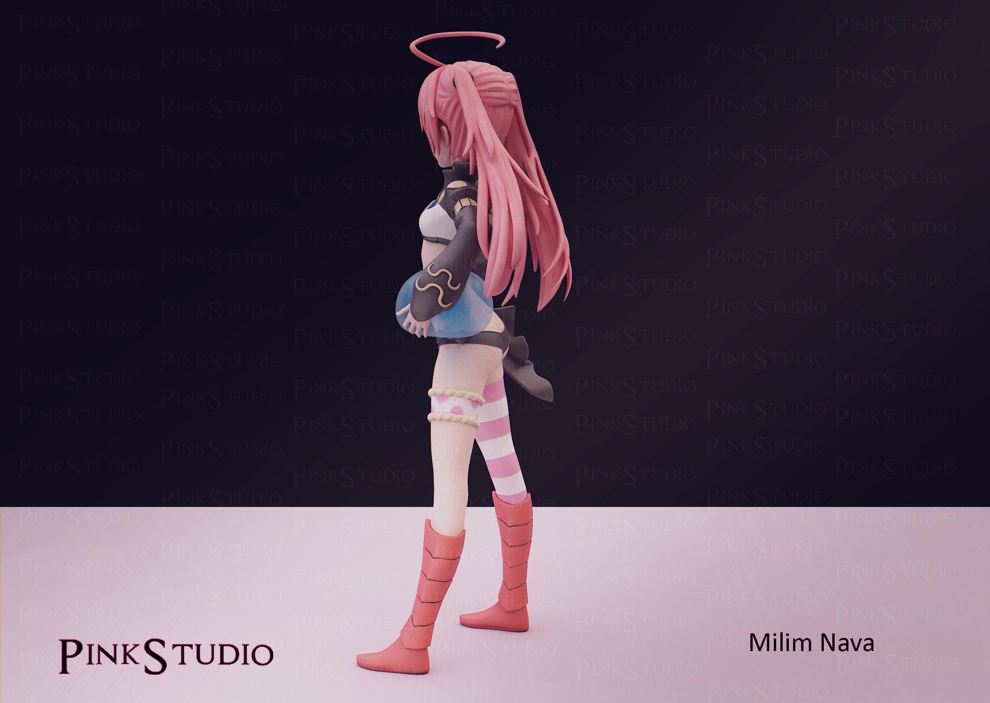 That Time I Got Reincarnated as a Slime Inspired Fanart Milim Nava Resin Model Kit 17cm