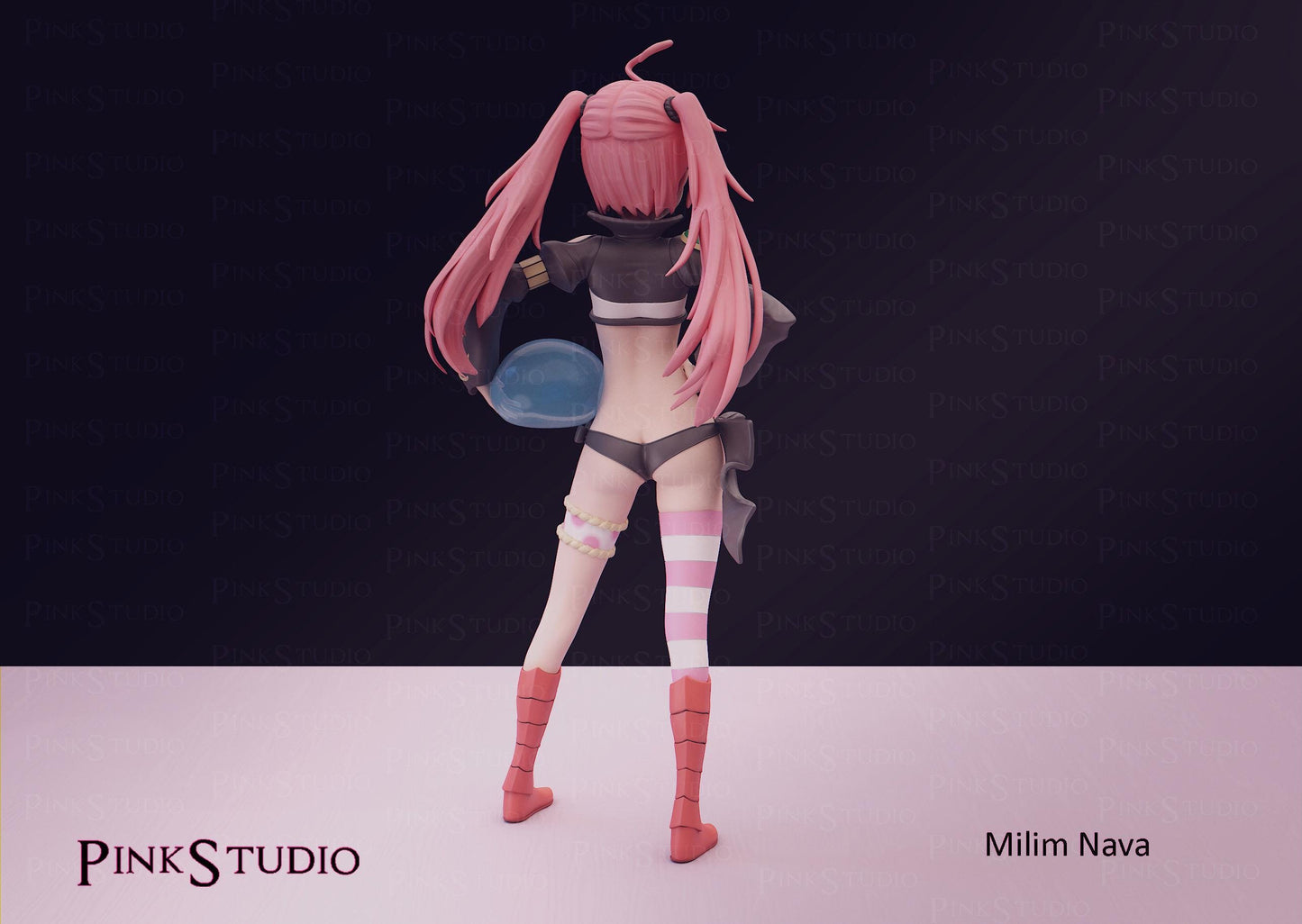 That Time I Got Reincarnated as a Slime Inspired Fanart Milim Nava Resin Model Kit 17cm