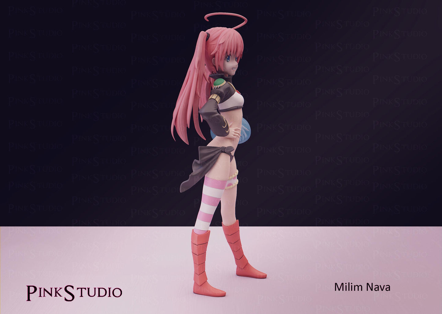 That Time I Got Reincarnated as a Slime Inspired Fanart Milim Nava Resin Model Kit 17cm