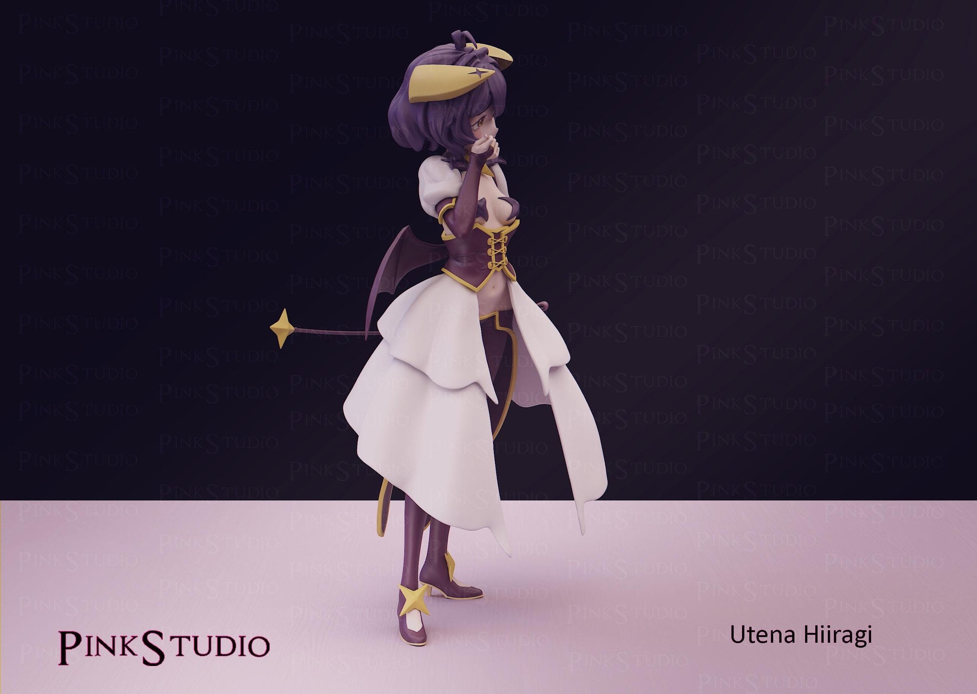 Gushing over Magical Girls Inspired Fanart Utena Hiiragi Resin Model Kit 18cm
