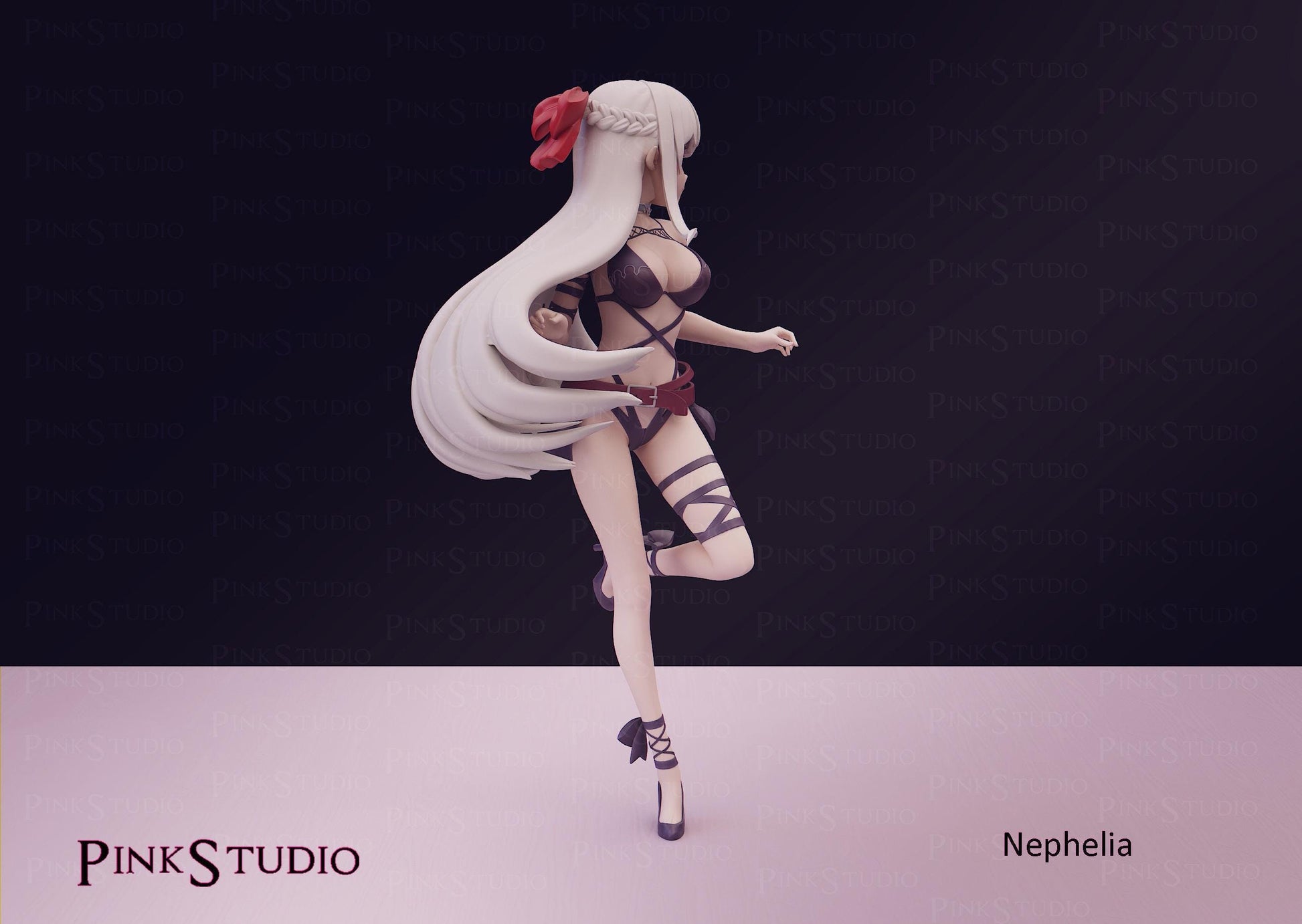 Nephelia Inspired Fanart An Archdemons Dilemma How to Love your Elf Bride Resin Model Kit 17.8cm