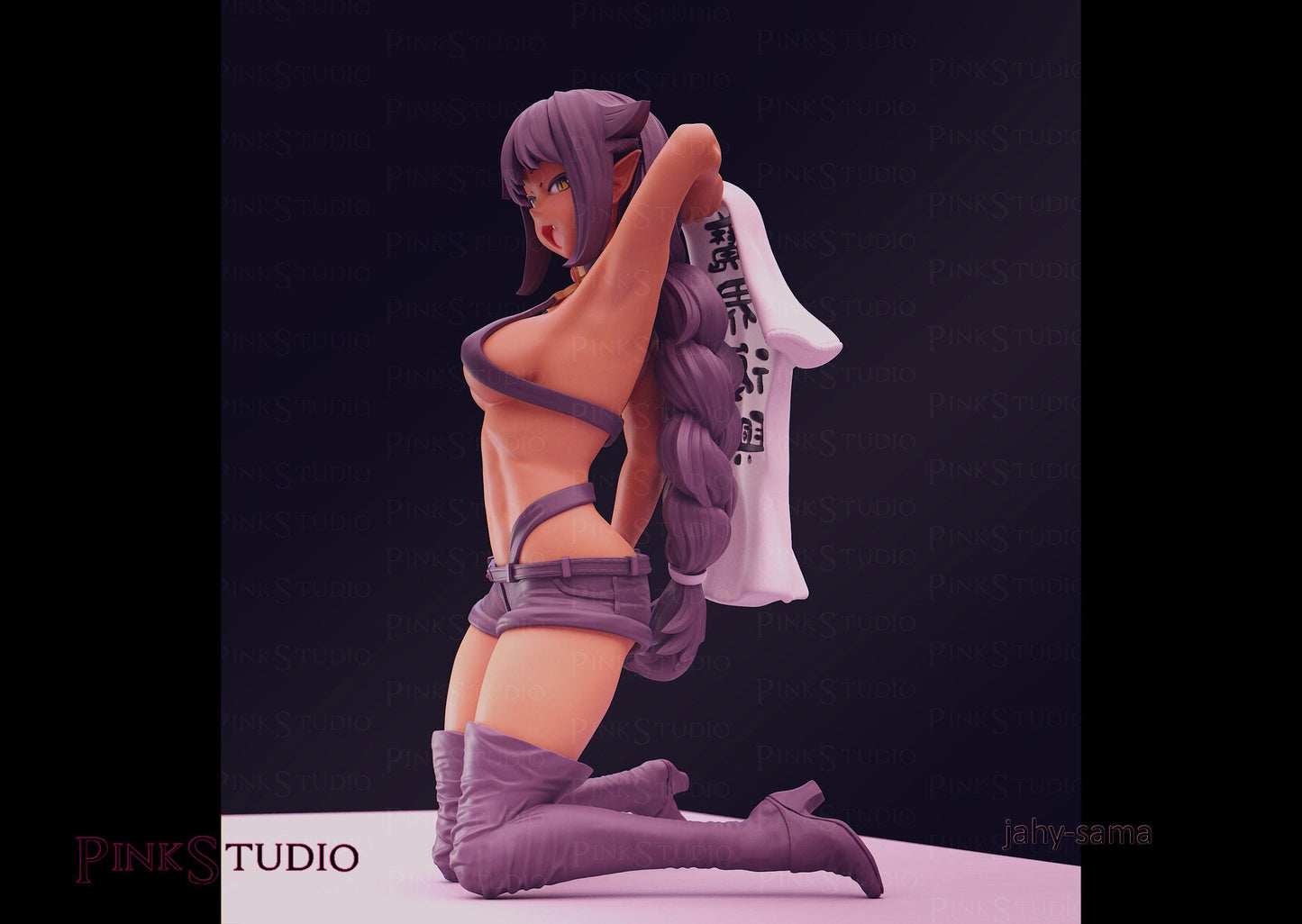 The Great Jahy Will Not Be Defeated Inspired Fanart Jahy-Sama Resin Model Kit 13cm