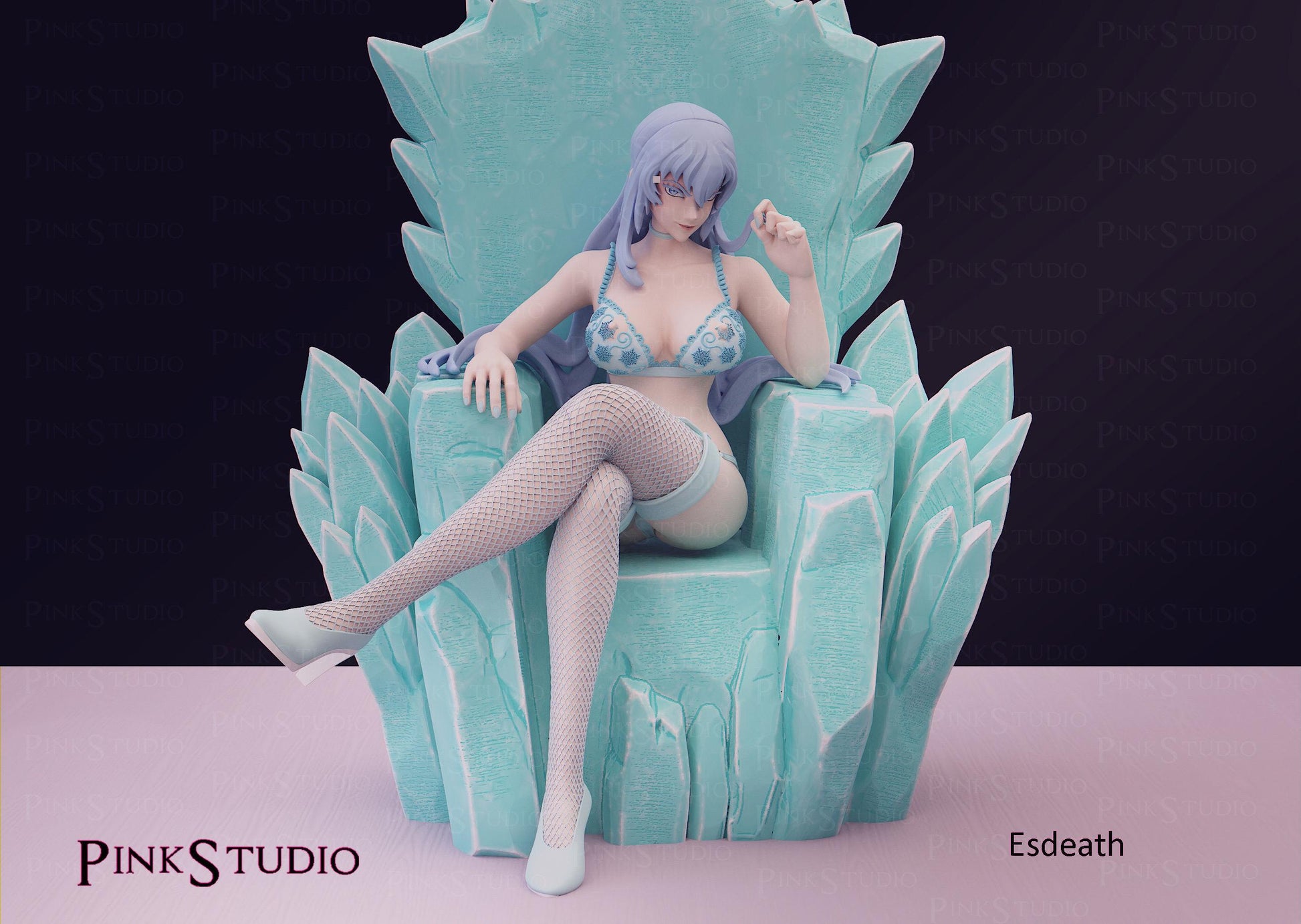 Esdeath Inspired Fanart Akame Ga Kill Resin Model Kit