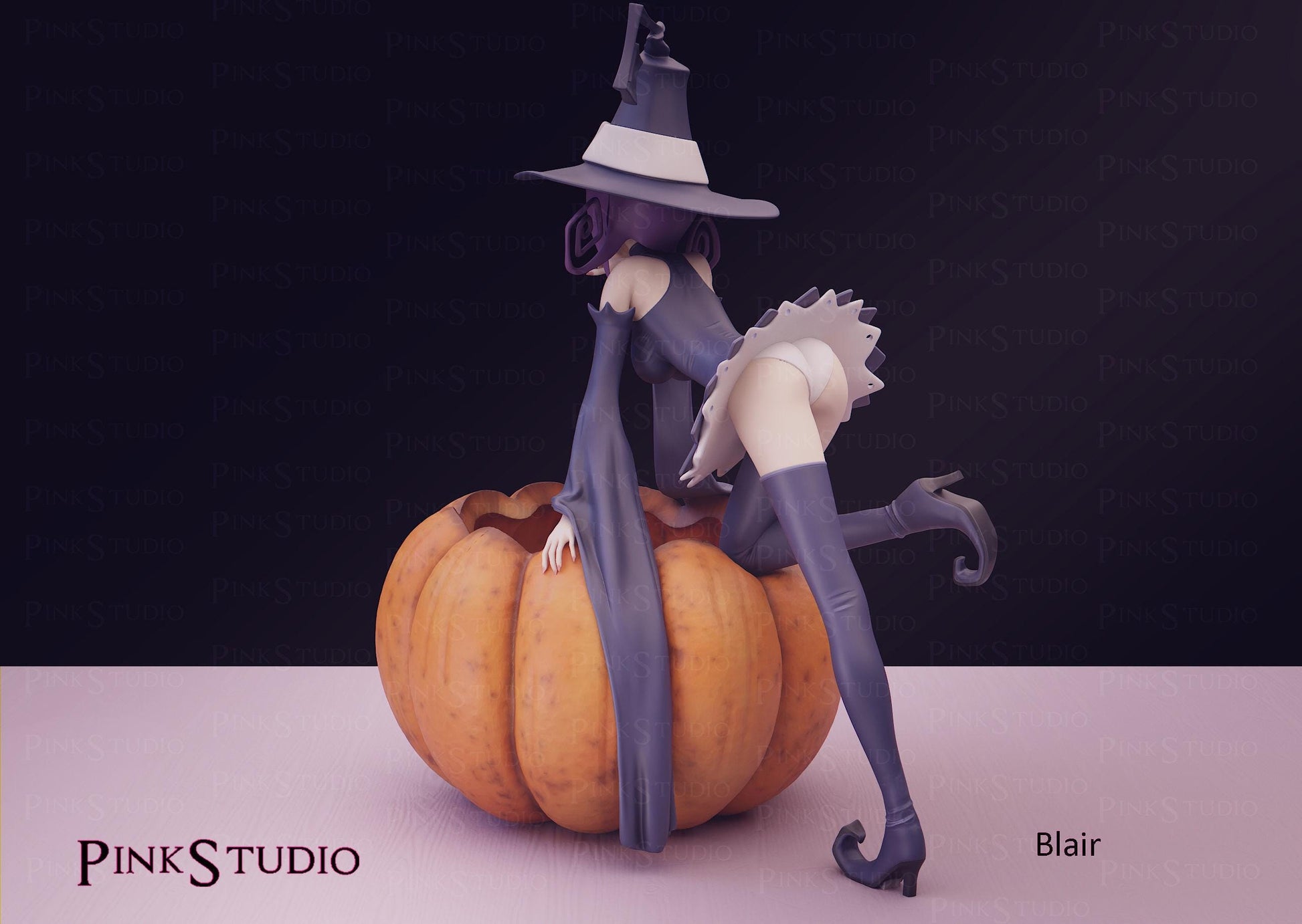 Soul Eater Inspired Fanart Blair Witch Resin Model Kit 14cm