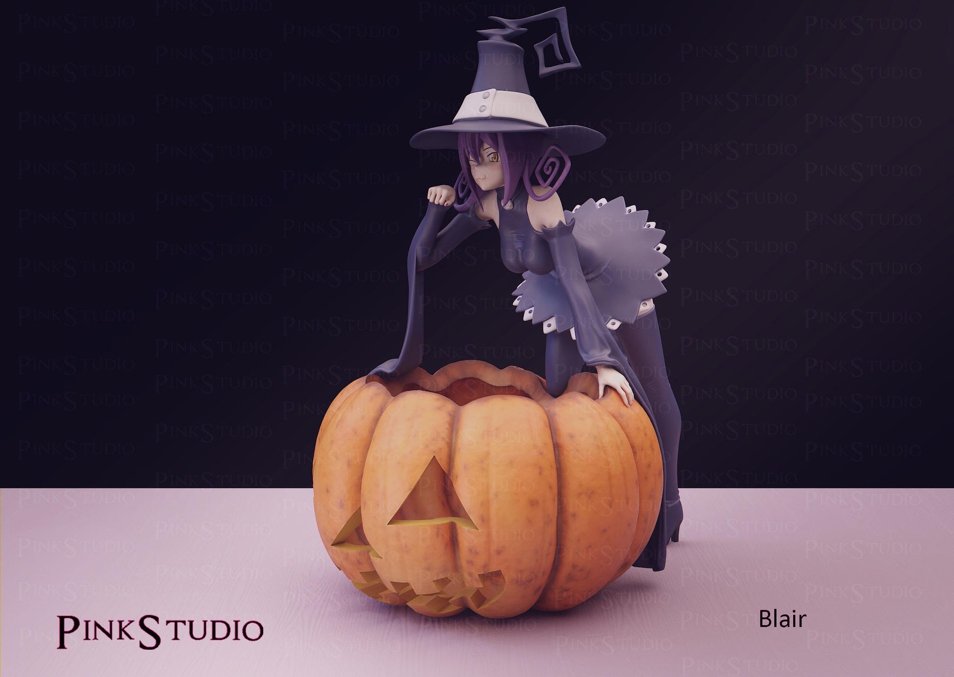 Soul Eater Inspired Fanart Blair Witch Resin Model Kit 14cm