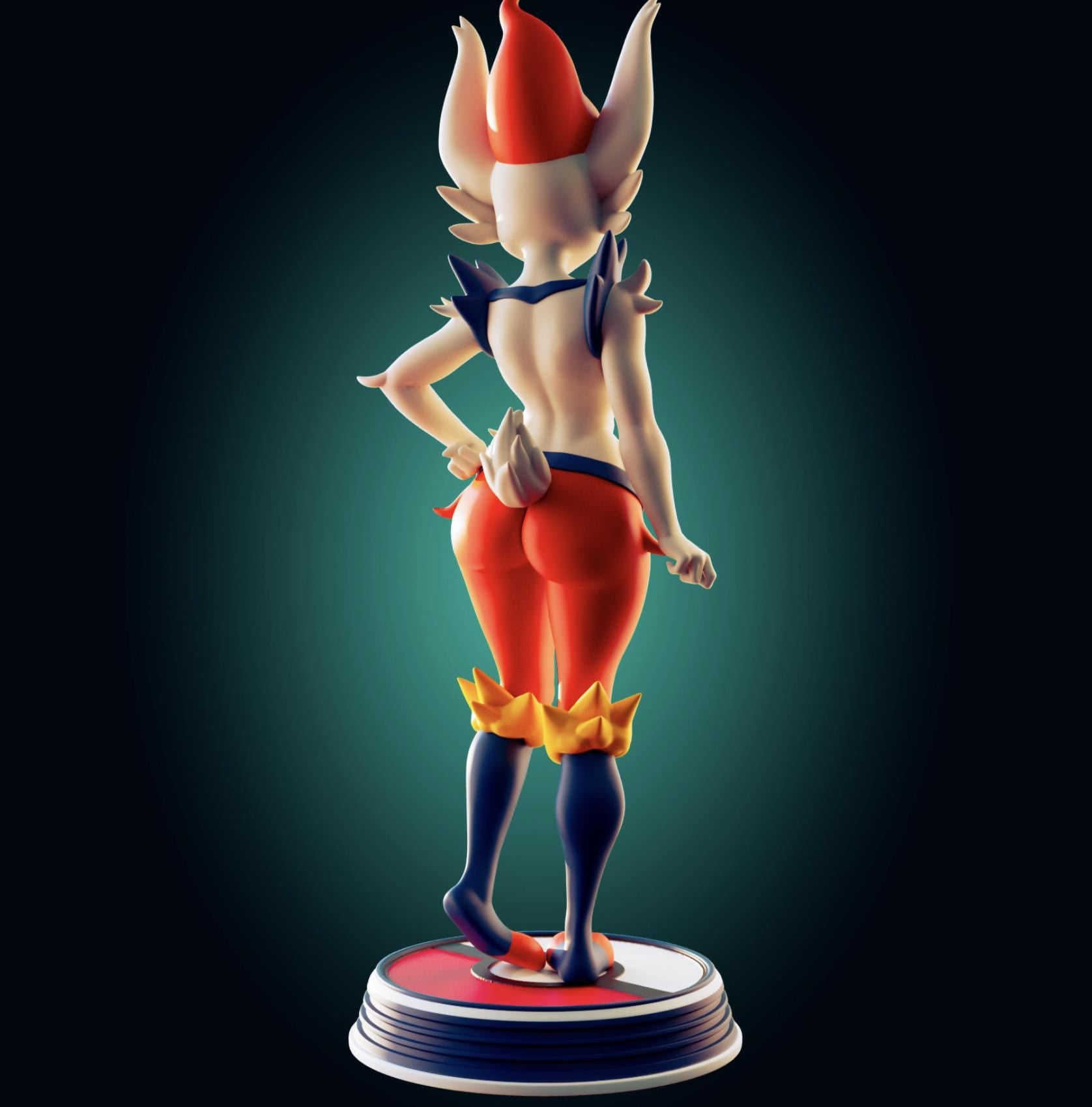 Fire Rabbit Inspired Fanart Resin Model Kit Designed by Officer Rhu