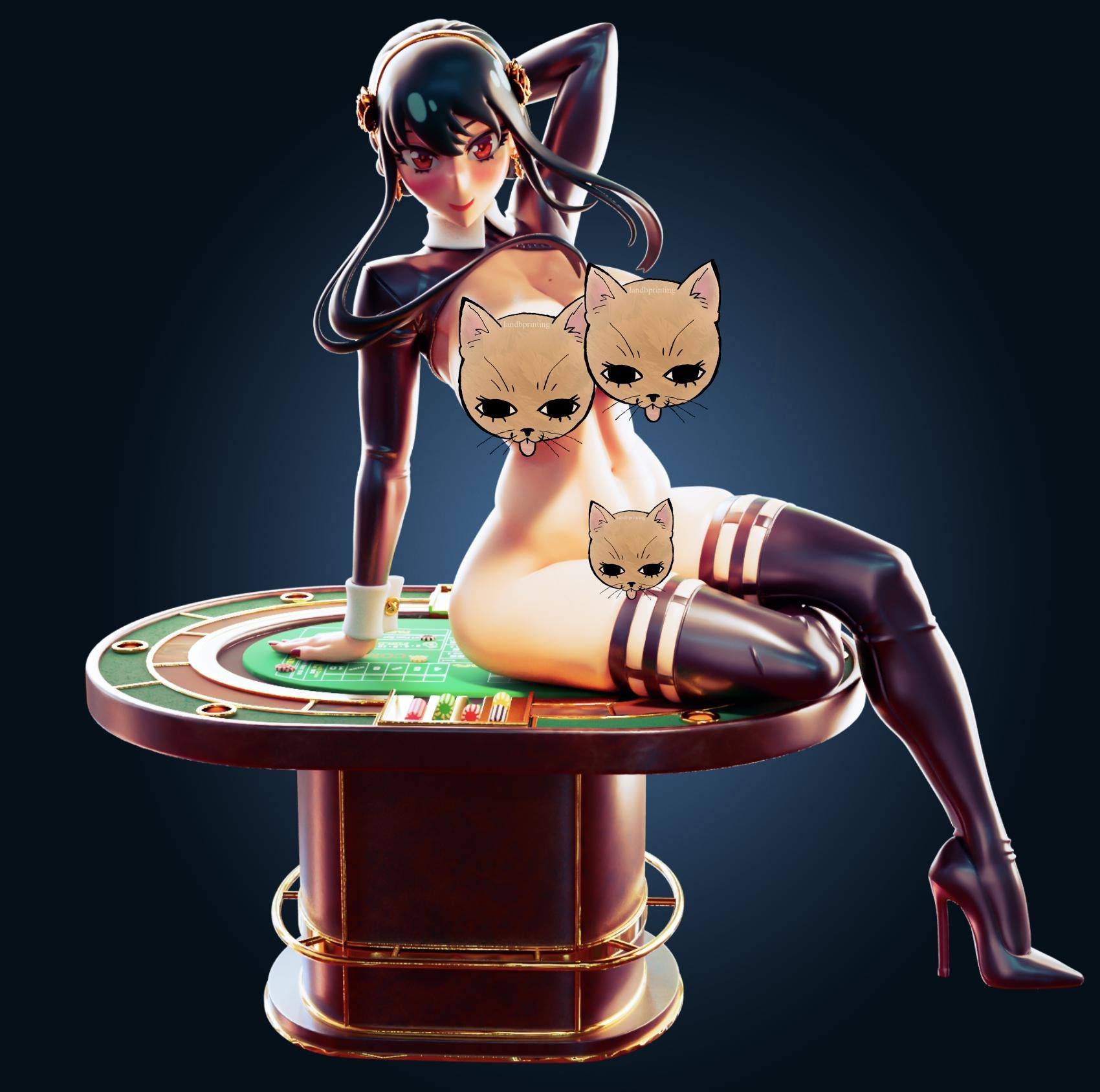 Yor Forger Spy x Family Inspired Fanart Resin Model Kit Designed by Officer Rhu