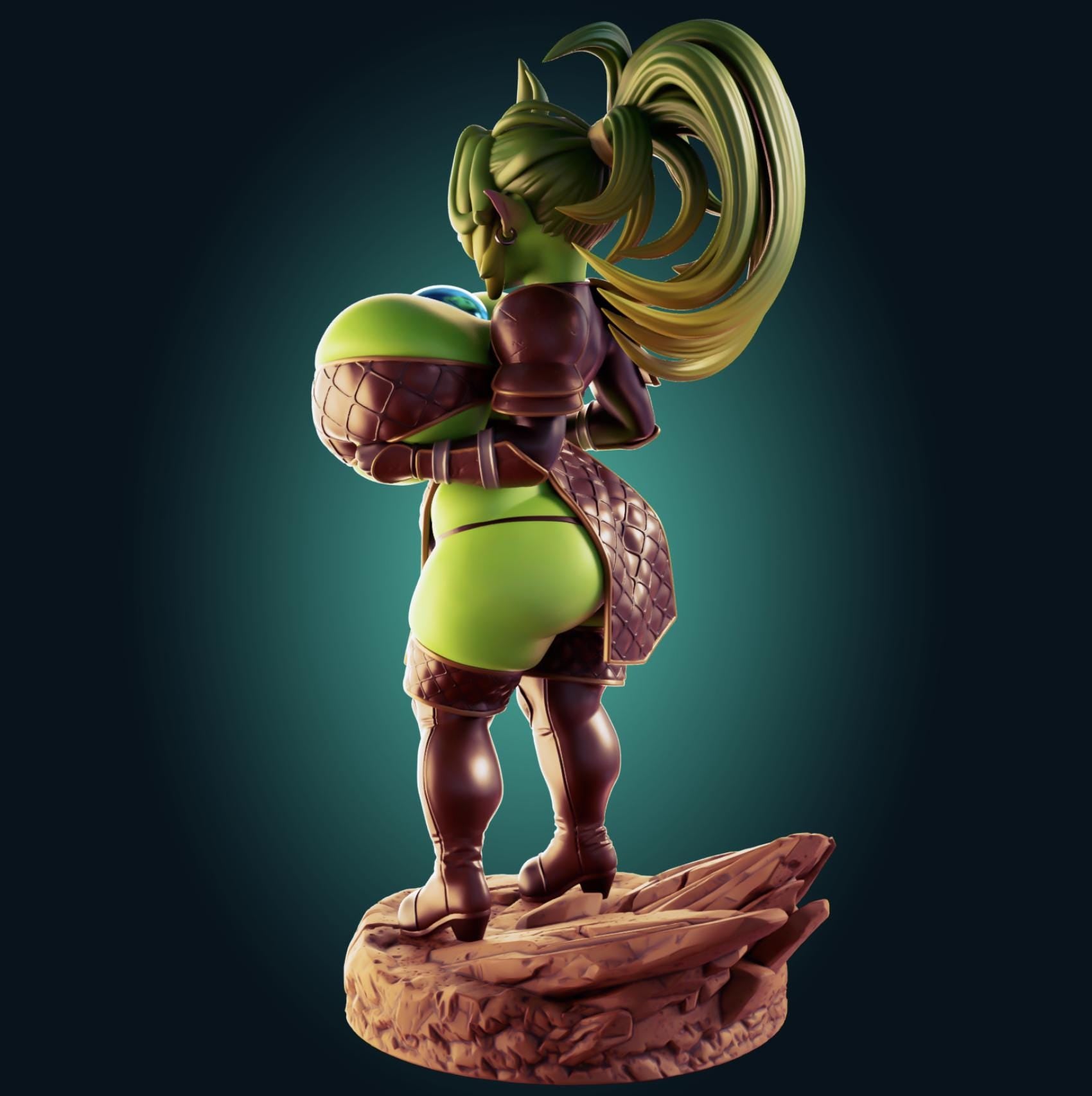 Goblin Girl Resin Model Kit Designed by Officer Rhu