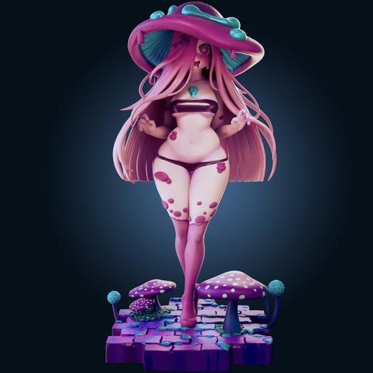 Mushroom Girl Resin Model Kit Designed by Officer Rhu