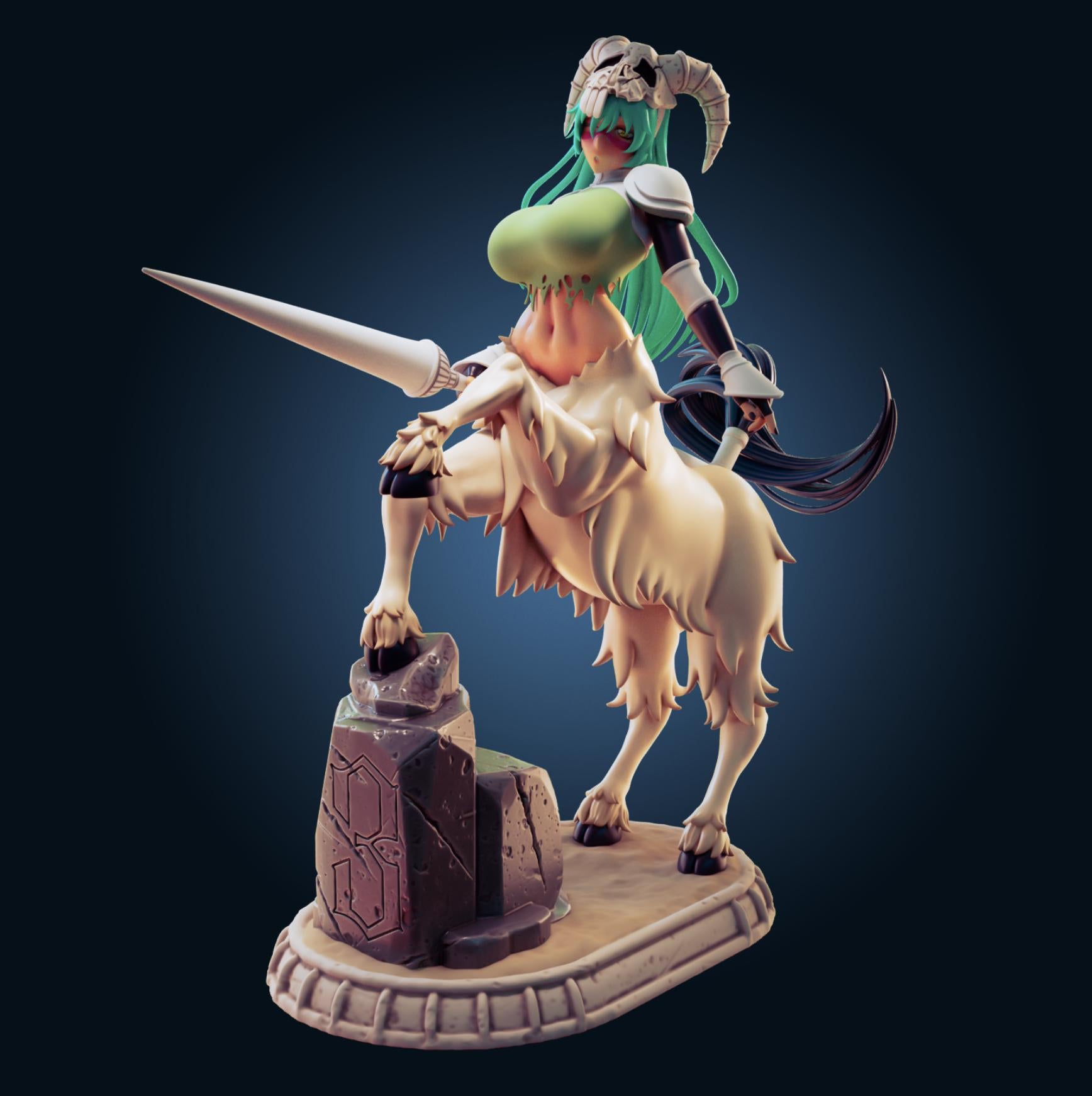 Nelliel Bleach Inspired Fanart Resin Model Kit Designed by Officer Rhu