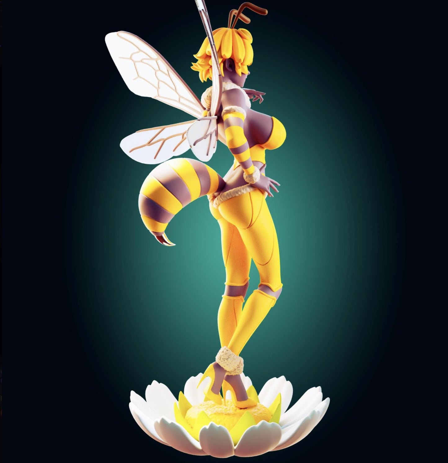 Bee Girl Waifu Resin Model Kit Designed by Officer Rhu