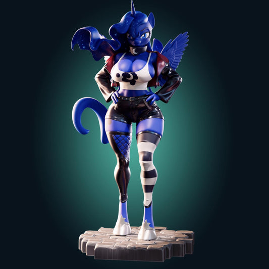 Luna Pony Girl Inspired Fanart Resin Model Kit Designed by Officer Rhu