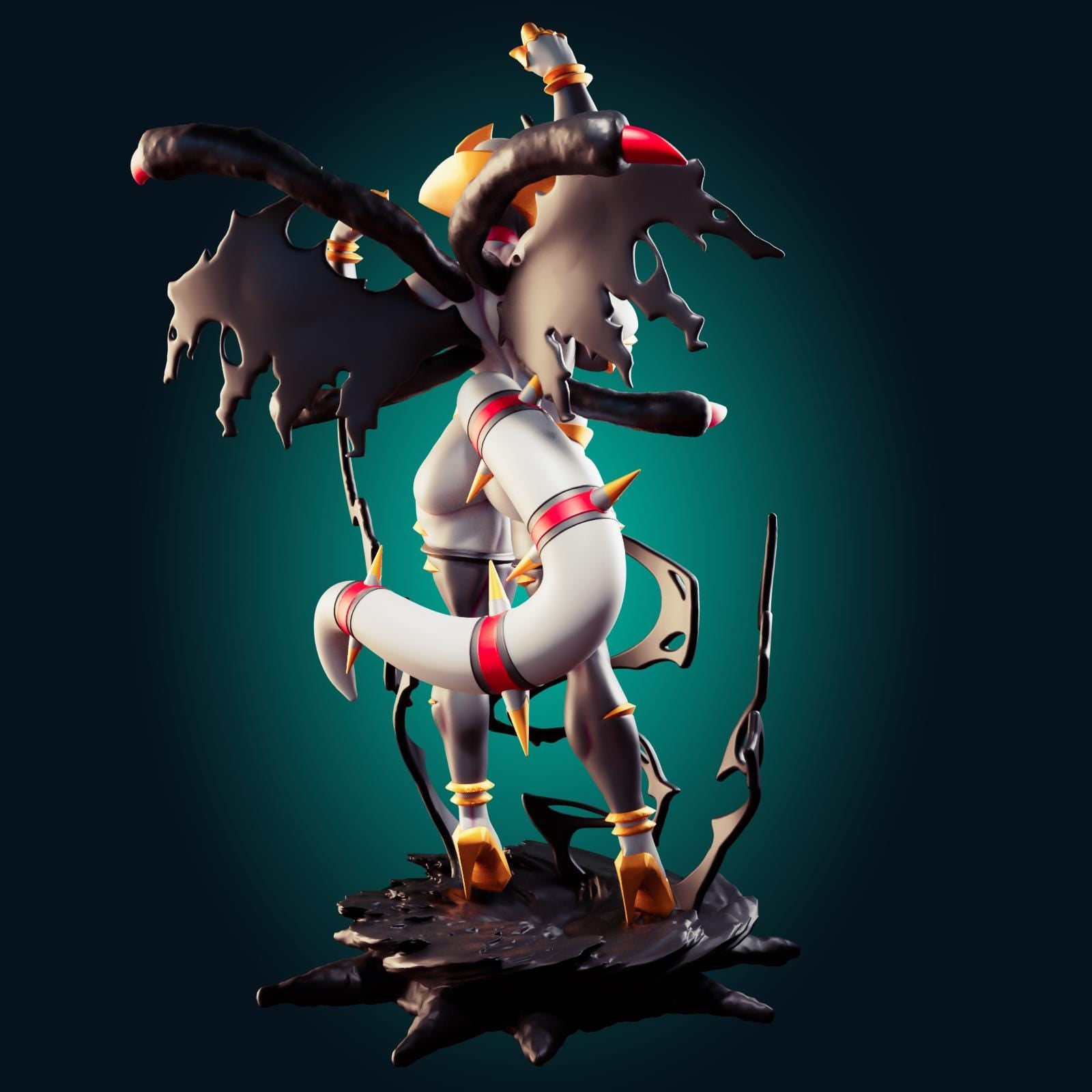 Ghost Dragon Girl Resin Model Kit Designed by Officer Rhu