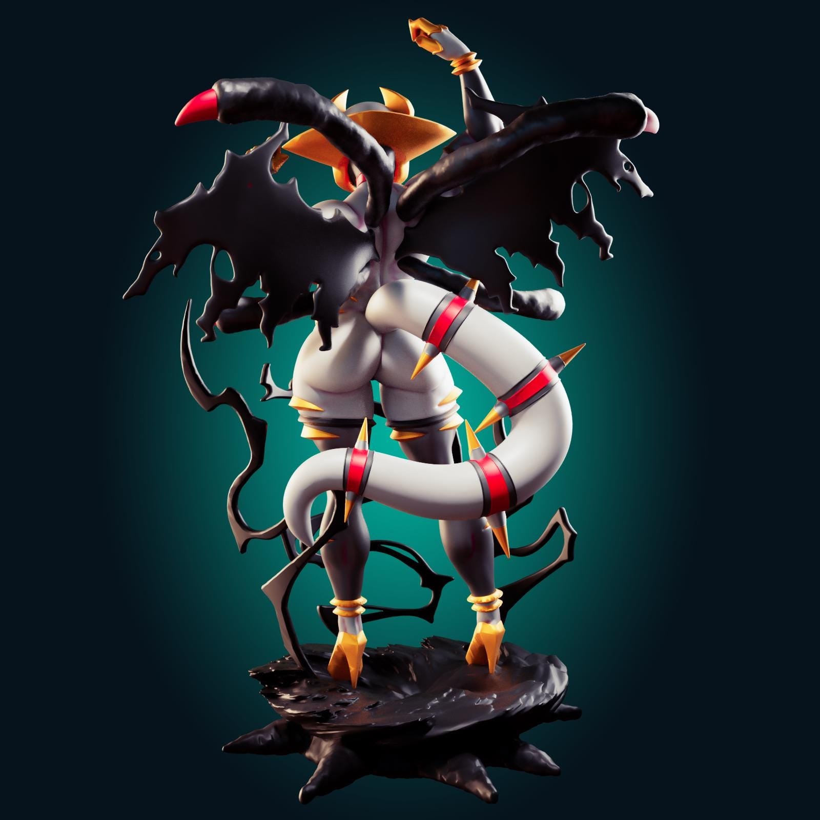 Ghost Dragon Girl Resin Model Kit Designed by Officer Rhu