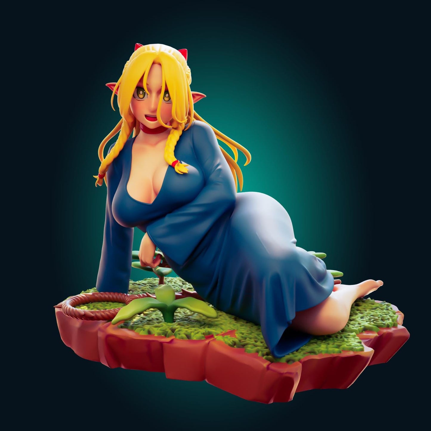 Marcille Donato Dungeon Meshi Inspired Resin Model Kit - Designed by Officer Rhu