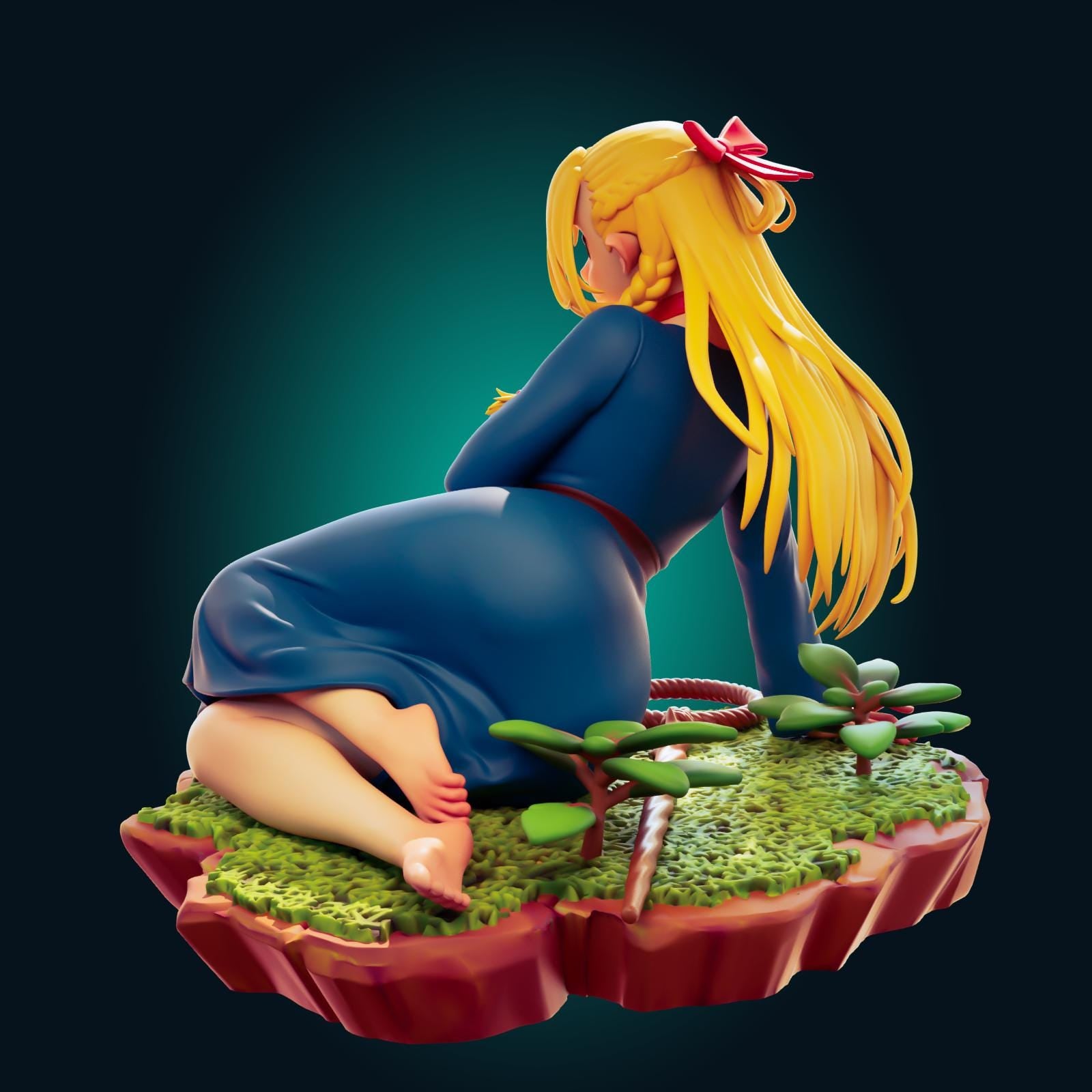 Marcille Donato Dungeon Meshi Inspired Resin Model Kit - Designed by Officer Rhu