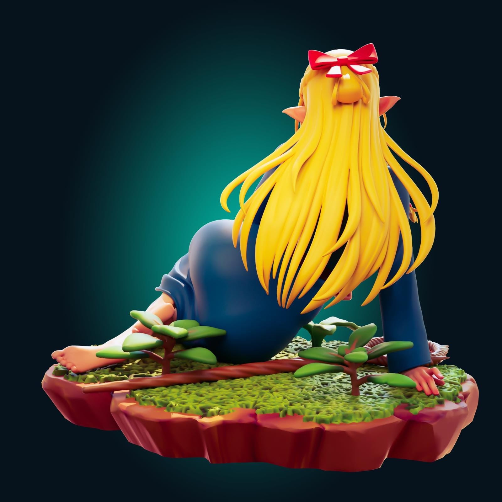Marcille Donato Dungeon Meshi Inspired Resin Model Kit - Designed by Officer Rhu