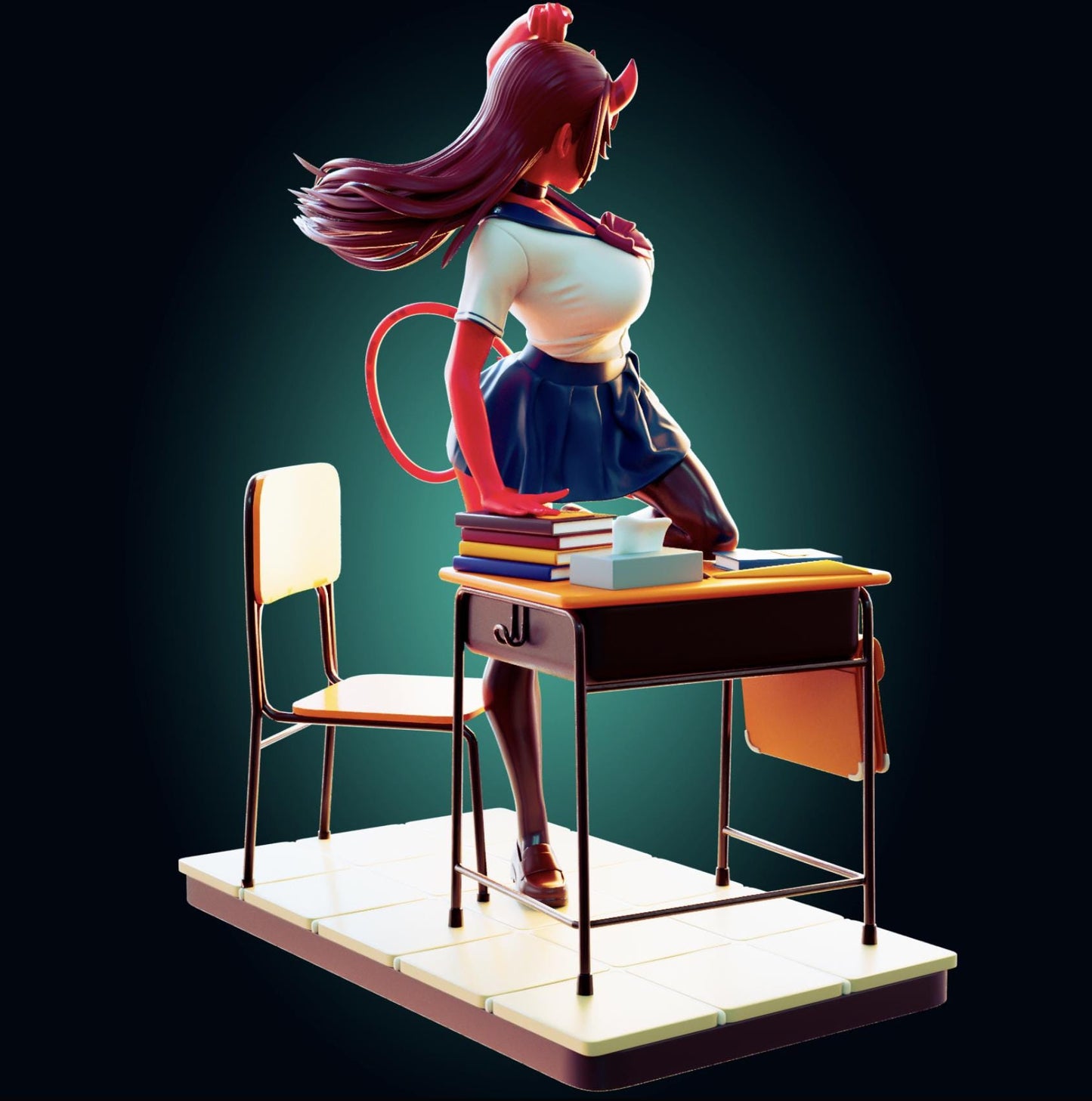 Succubus Girl Resin Model Kit - Designed by Officer Rhu