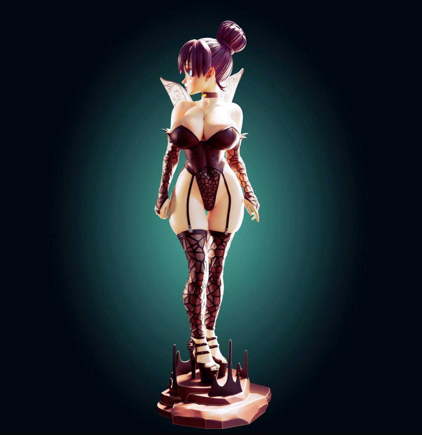 Goth Fairy Girl Resin Model Kit - Designed by Officer Rhu