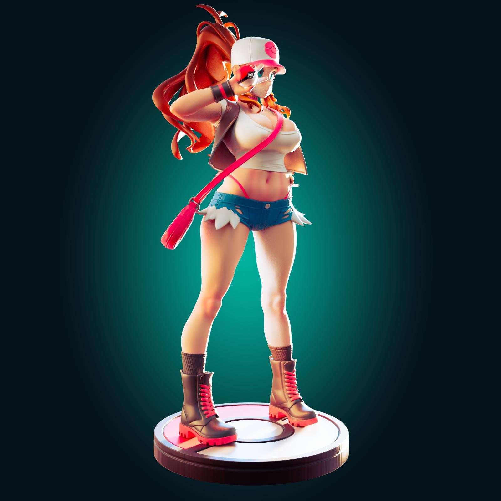 Gym Girl Resin Model Kit - Designed by Officer Rhu