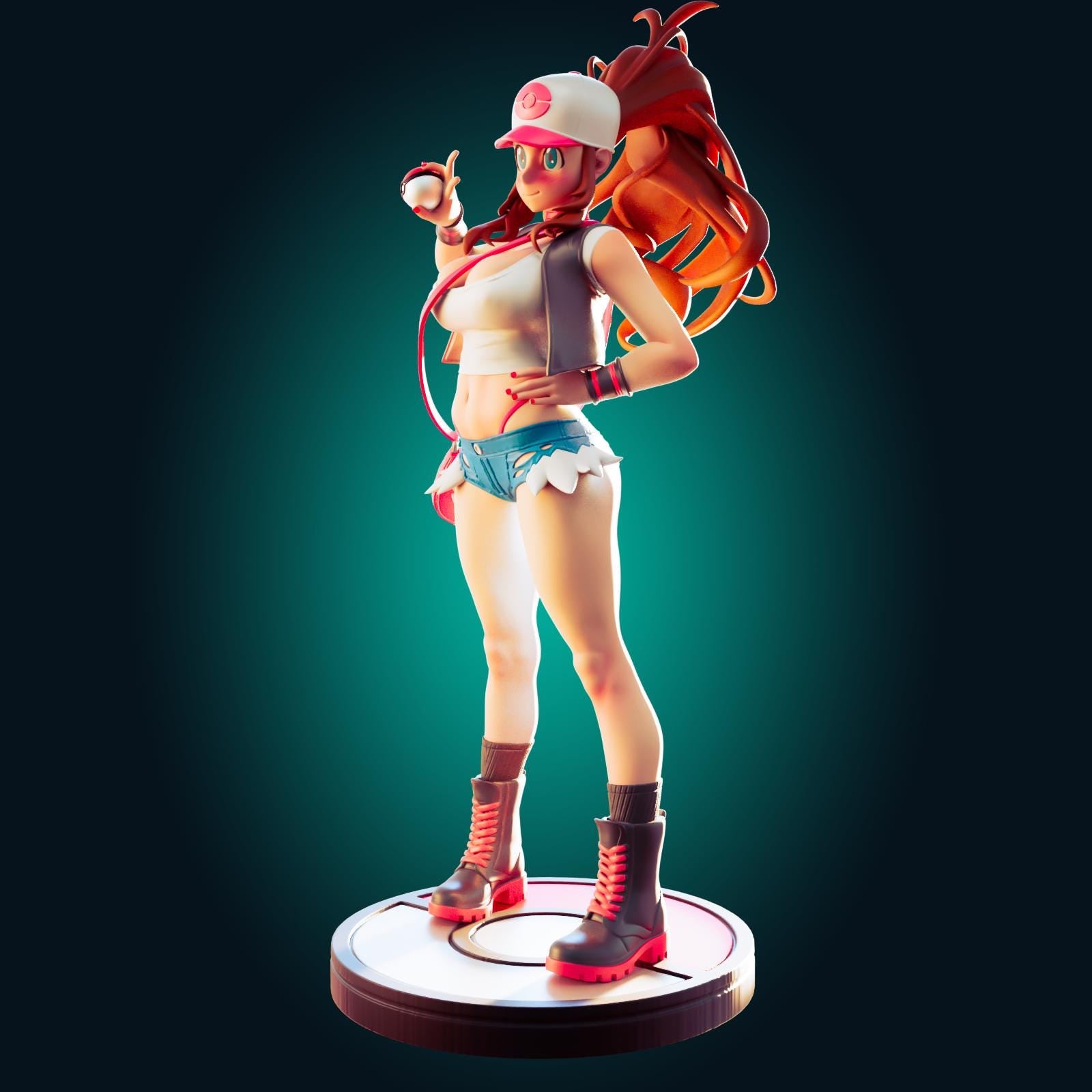 Gym Girl Resin Model Kit - Designed by Officer Rhu